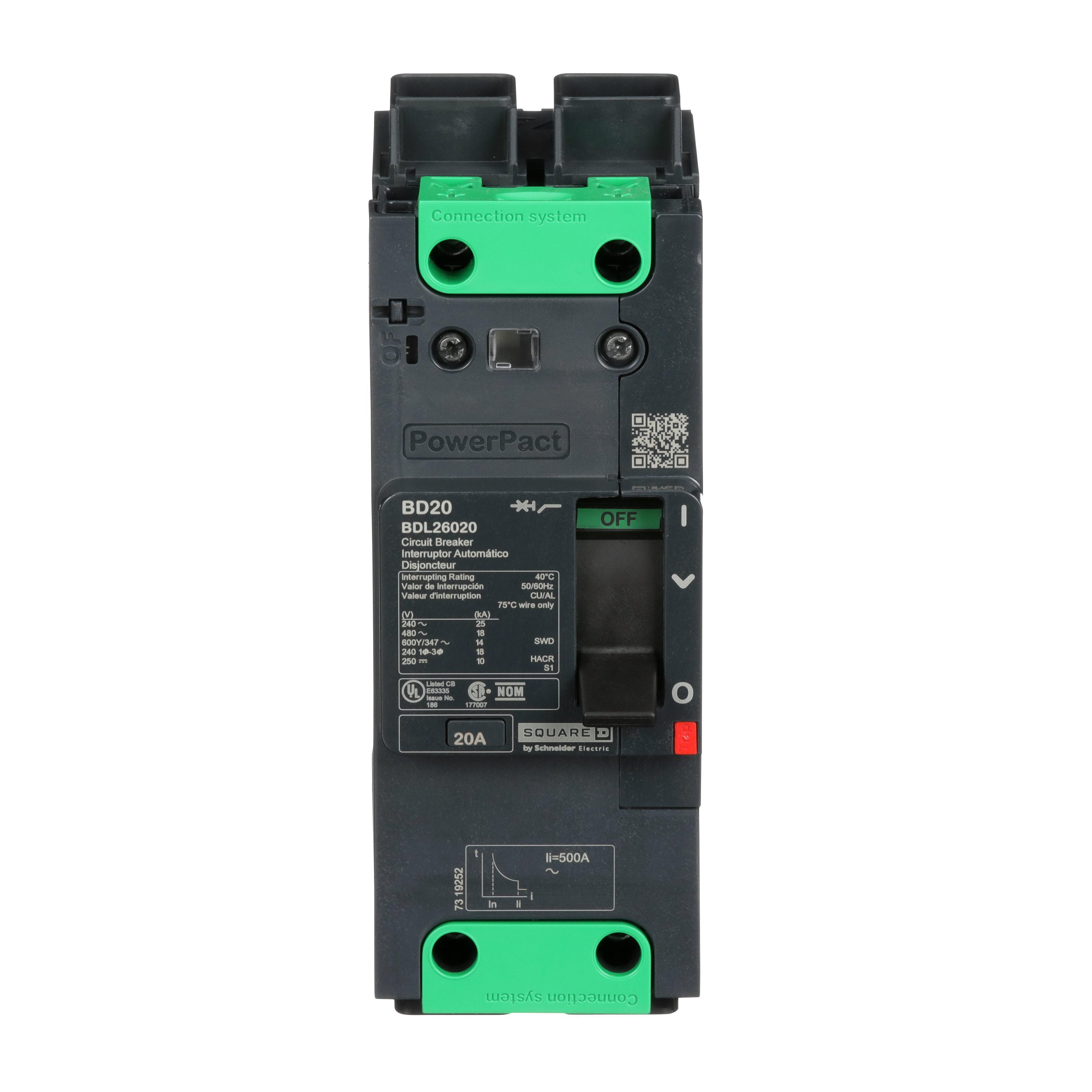 Schneider Electric BDL26020 Molded Case Circuit Breakers