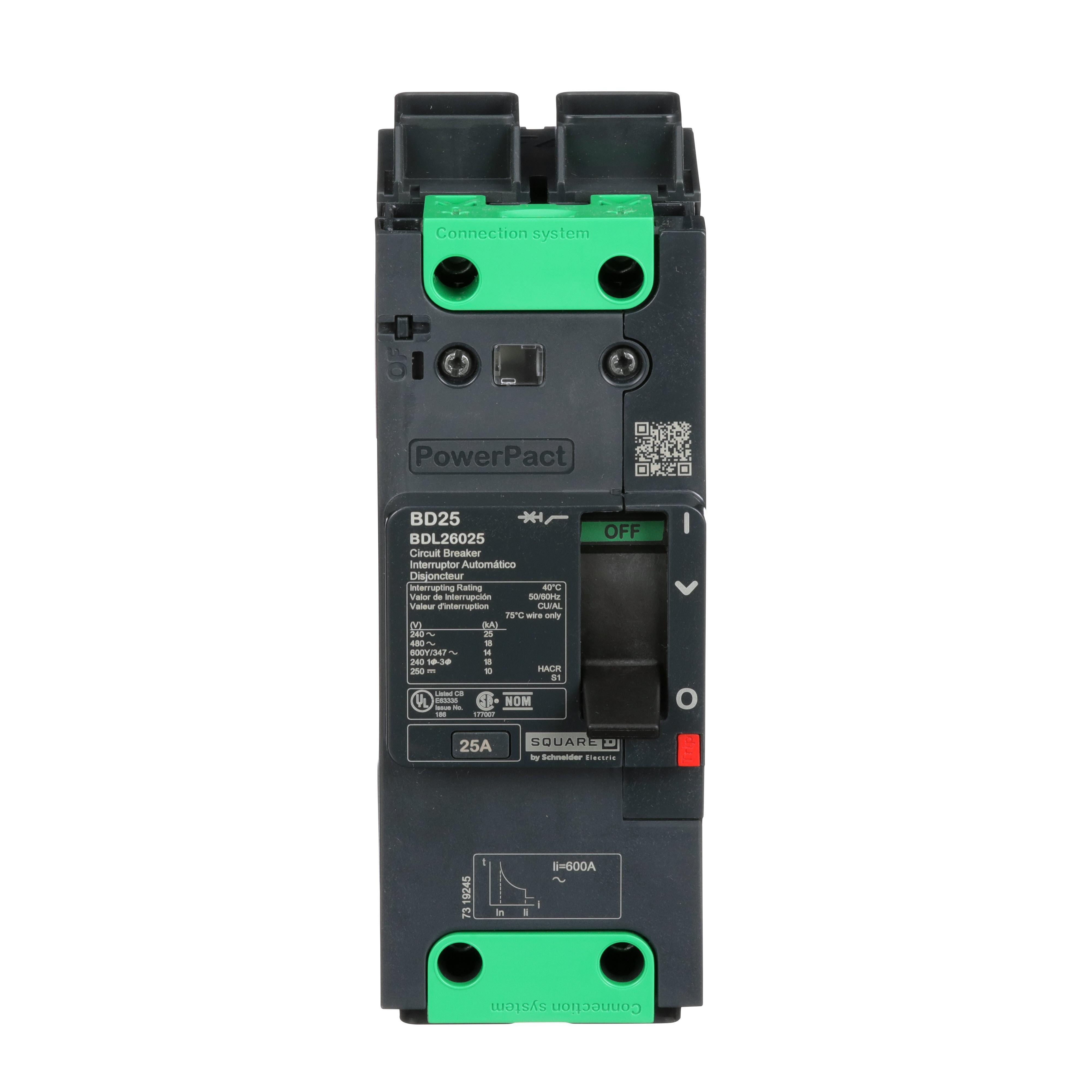 Schneider Electric BDL26025 Molded Case Circuit Breakers