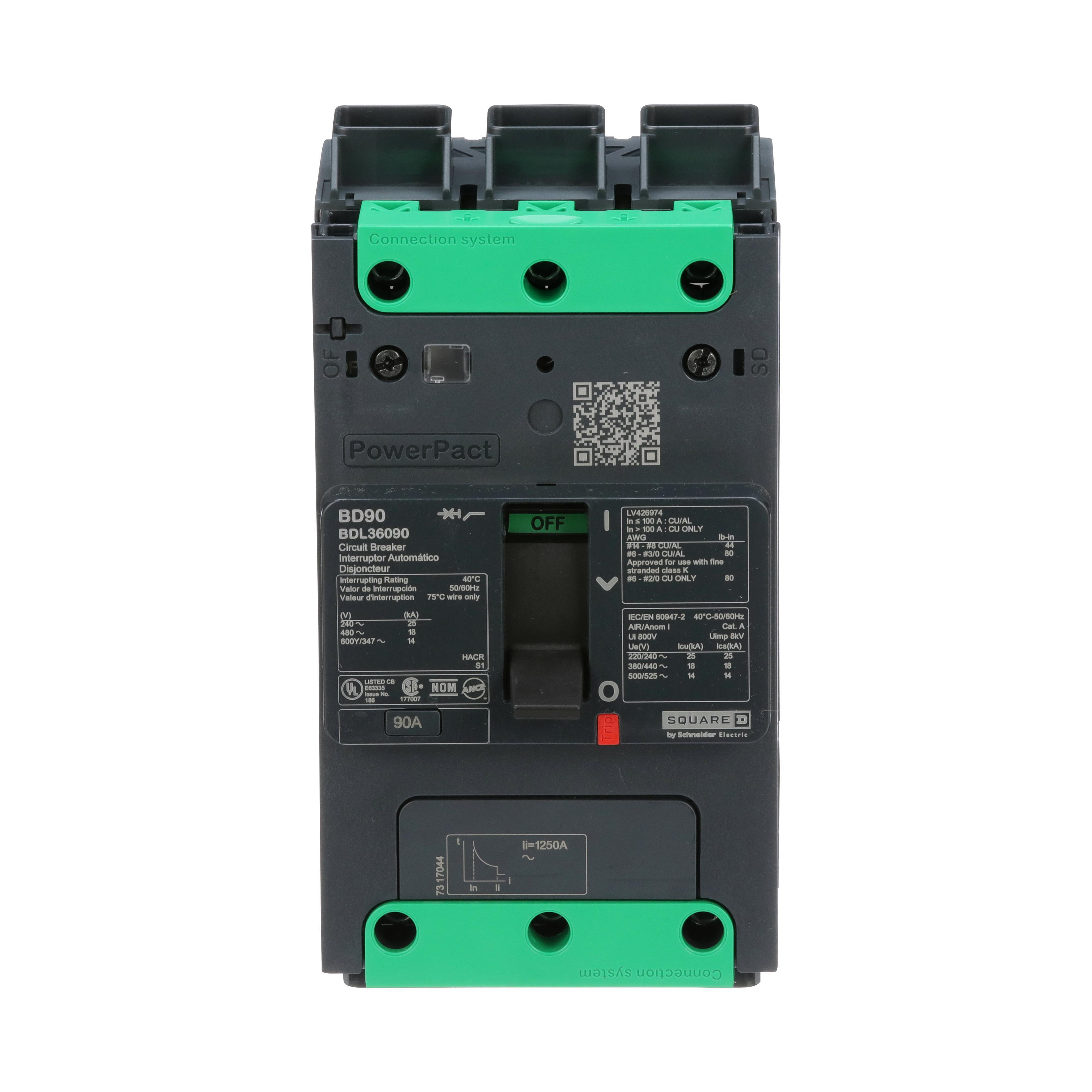 Schneider Electric BDL36090 Molded Case Circuit Breakers