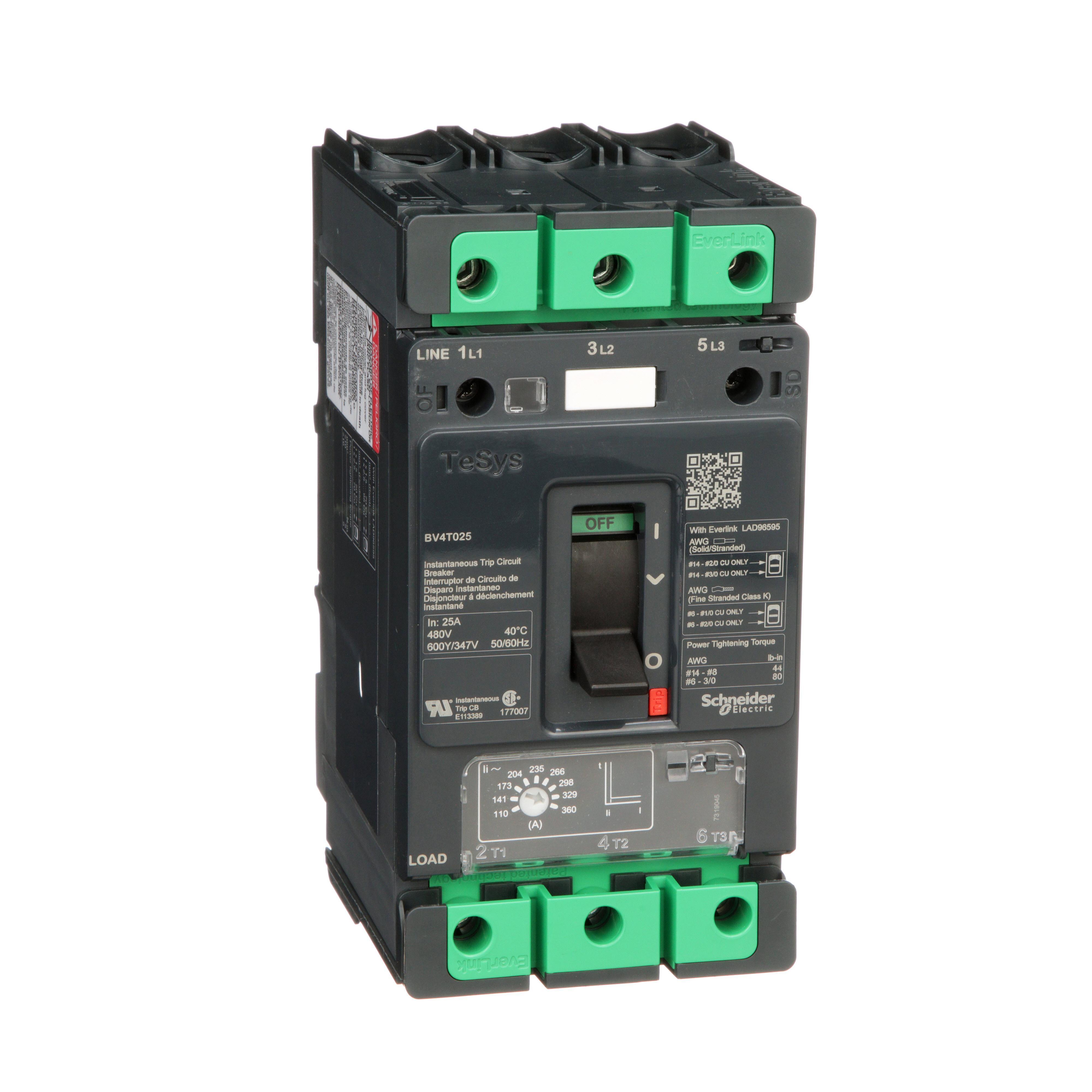 Schneider Electric BV4T025D Motor Circuit Protectors