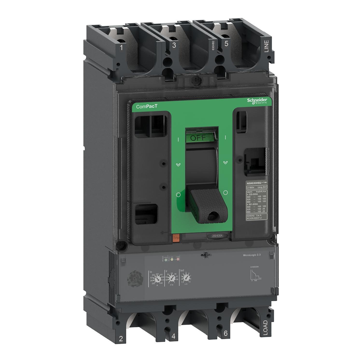 Schneider Electric C63H32D630 Molded Case Circuit Breakers