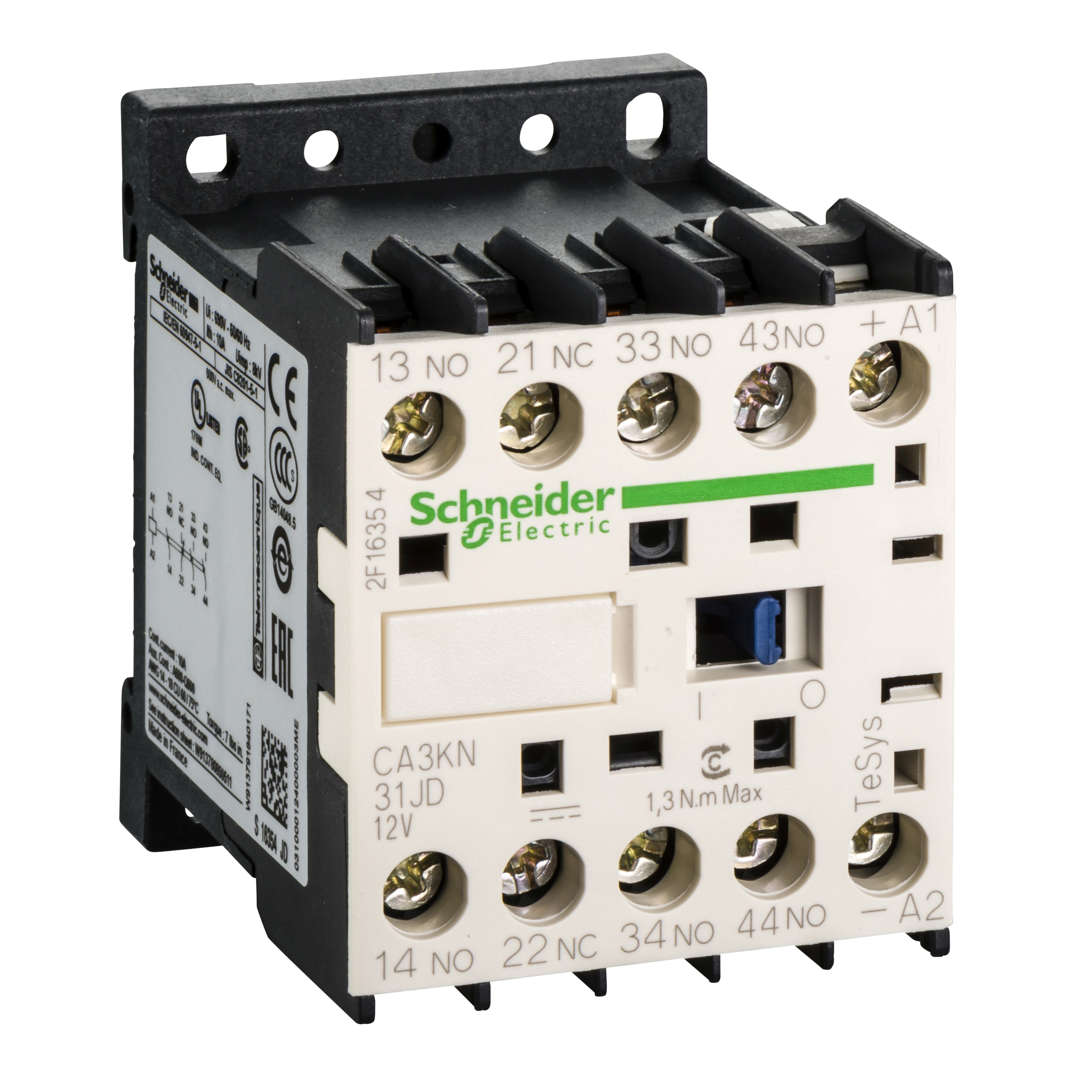 Schneider Electric CA3KN31FD IEC Control Relays