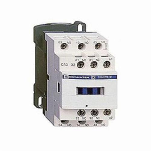 Schneider Electric CAD32T7 D Series Coil Standard Control Relay, 10 A, 3NO-2NC 3 Form A/2 Form B Contact, 480 to 690 VAC V Coil