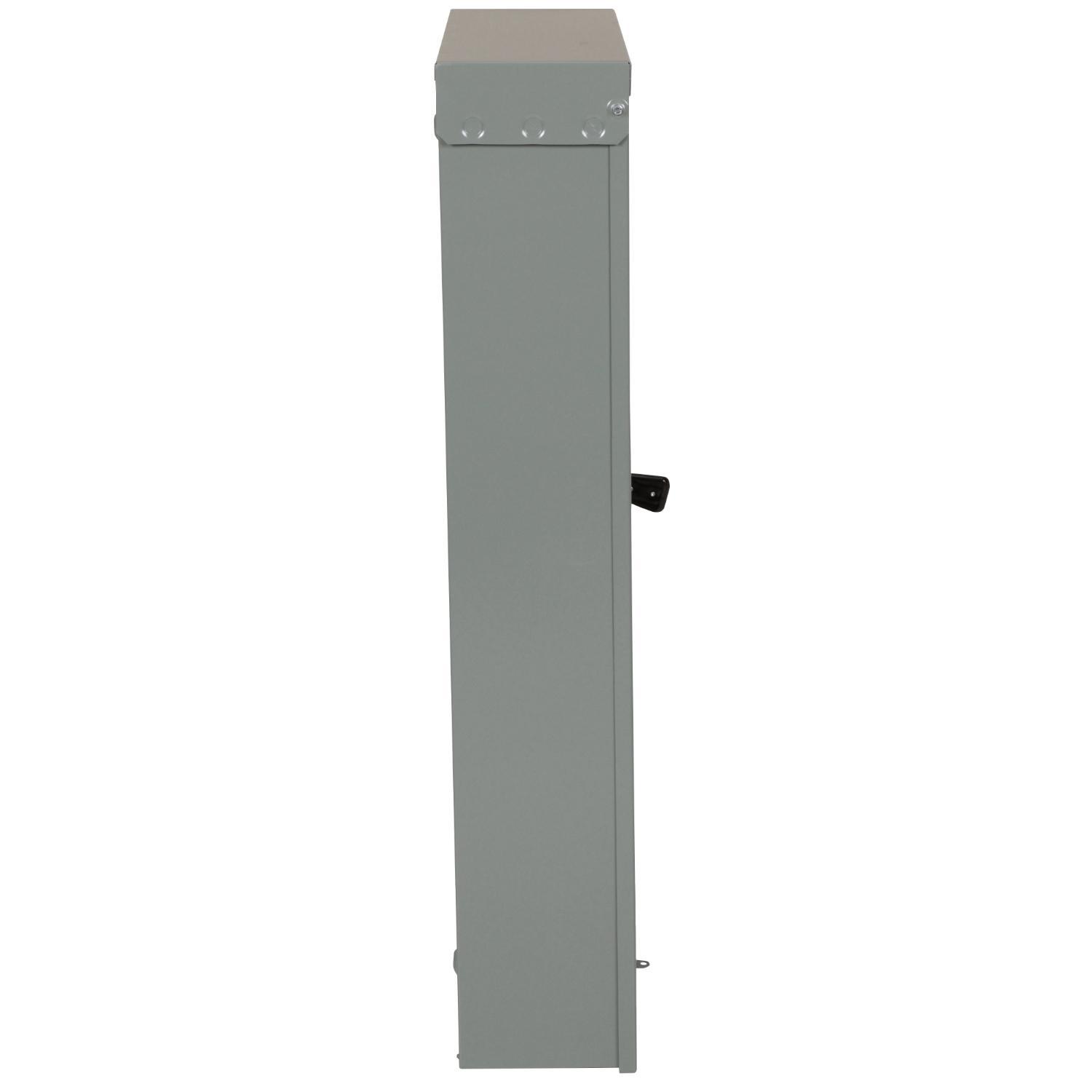 Square D™ D226NR E1 Series Fusible General Duty Iceproof Rainproof Sleetproof Safety Switch With Factory Installed Neutral, 240 V AC, 600 A, DPST Contact, 2 Poles
