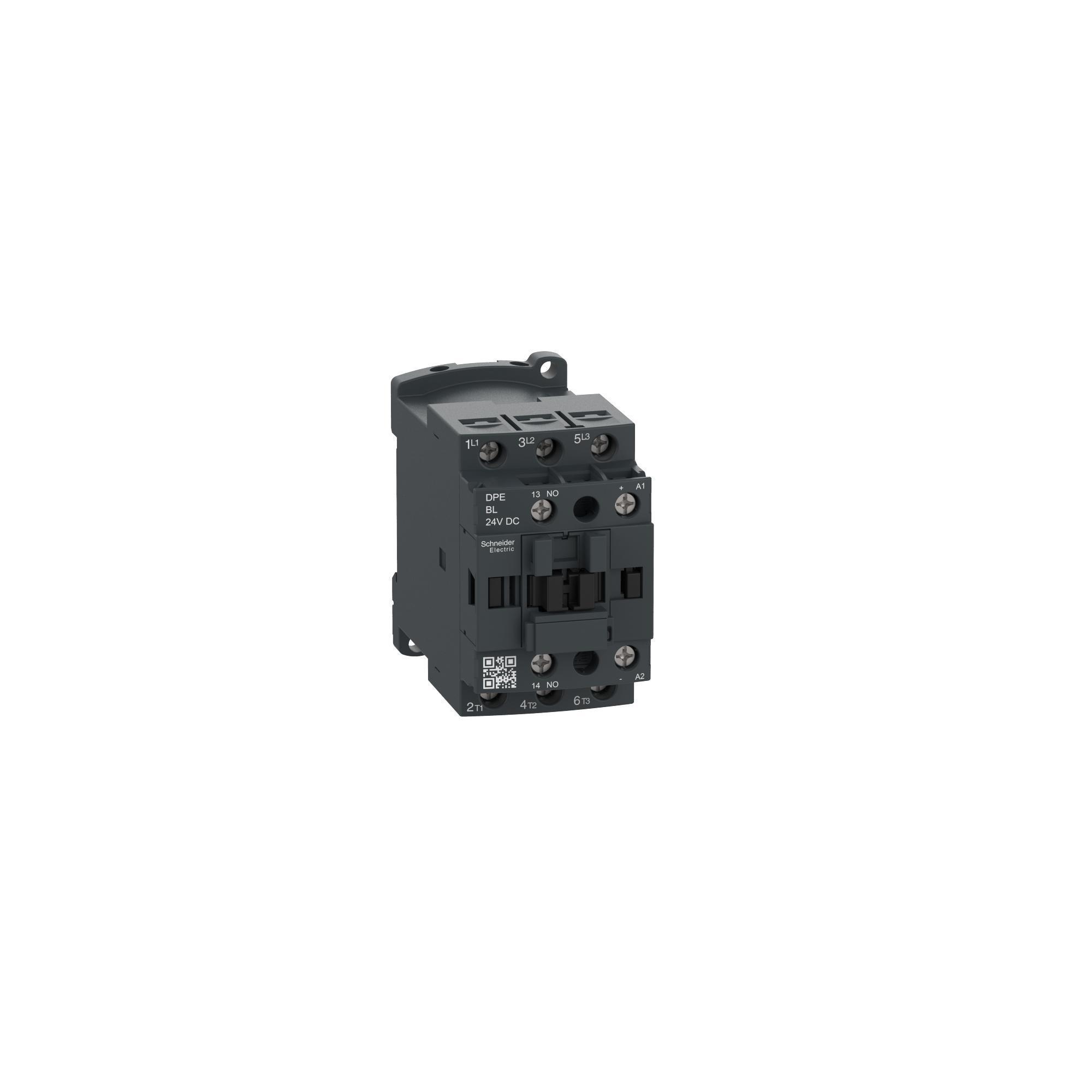 Schneider Electric DPE18BL DPE Easy TeSys High Power Contactors, 24 V AC at 50/60 Hz V Coil, 18 A, 3NO Contact, 3 Poles