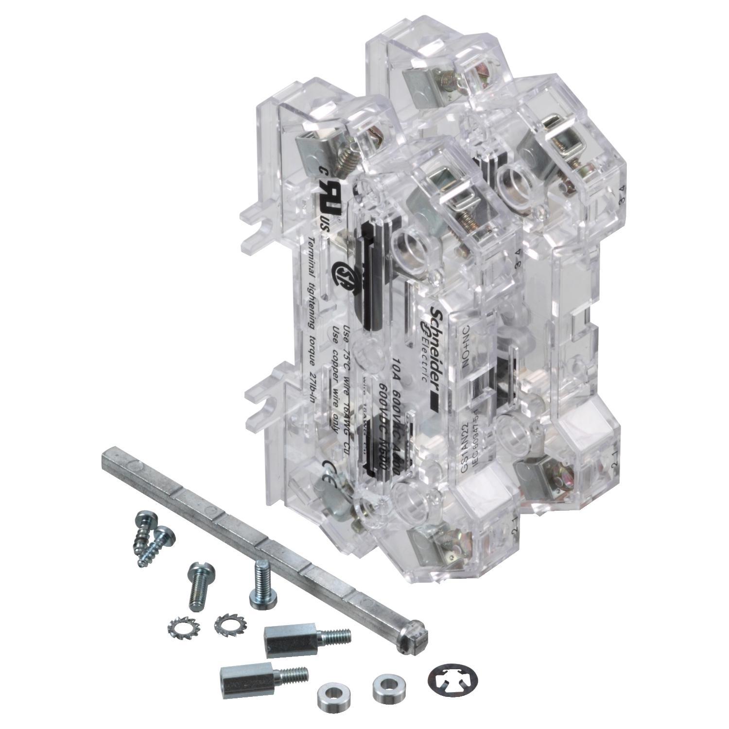Schneider Electric GS1AN22 Safety/Disconnect Auxiliary Contacts