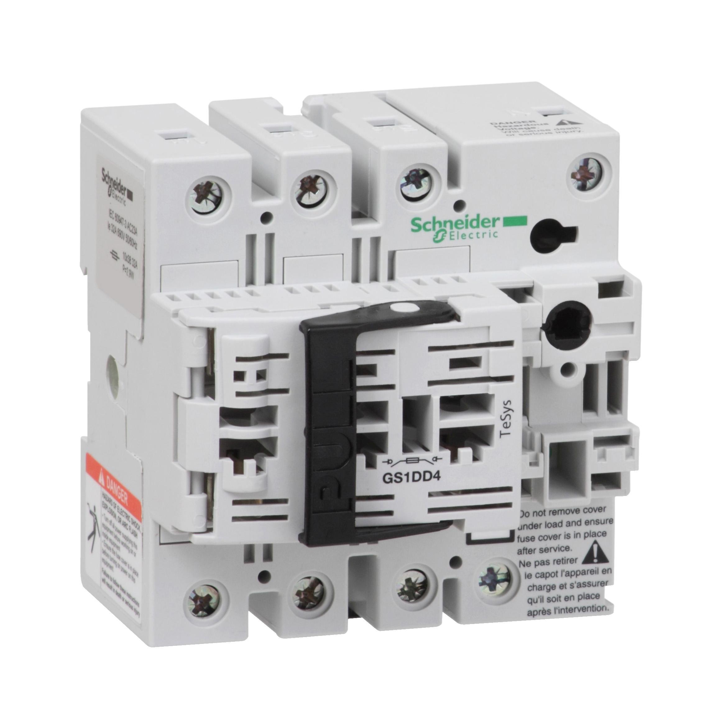 Schneider Electric GS1DD4 Open Rotary Control Disconnects