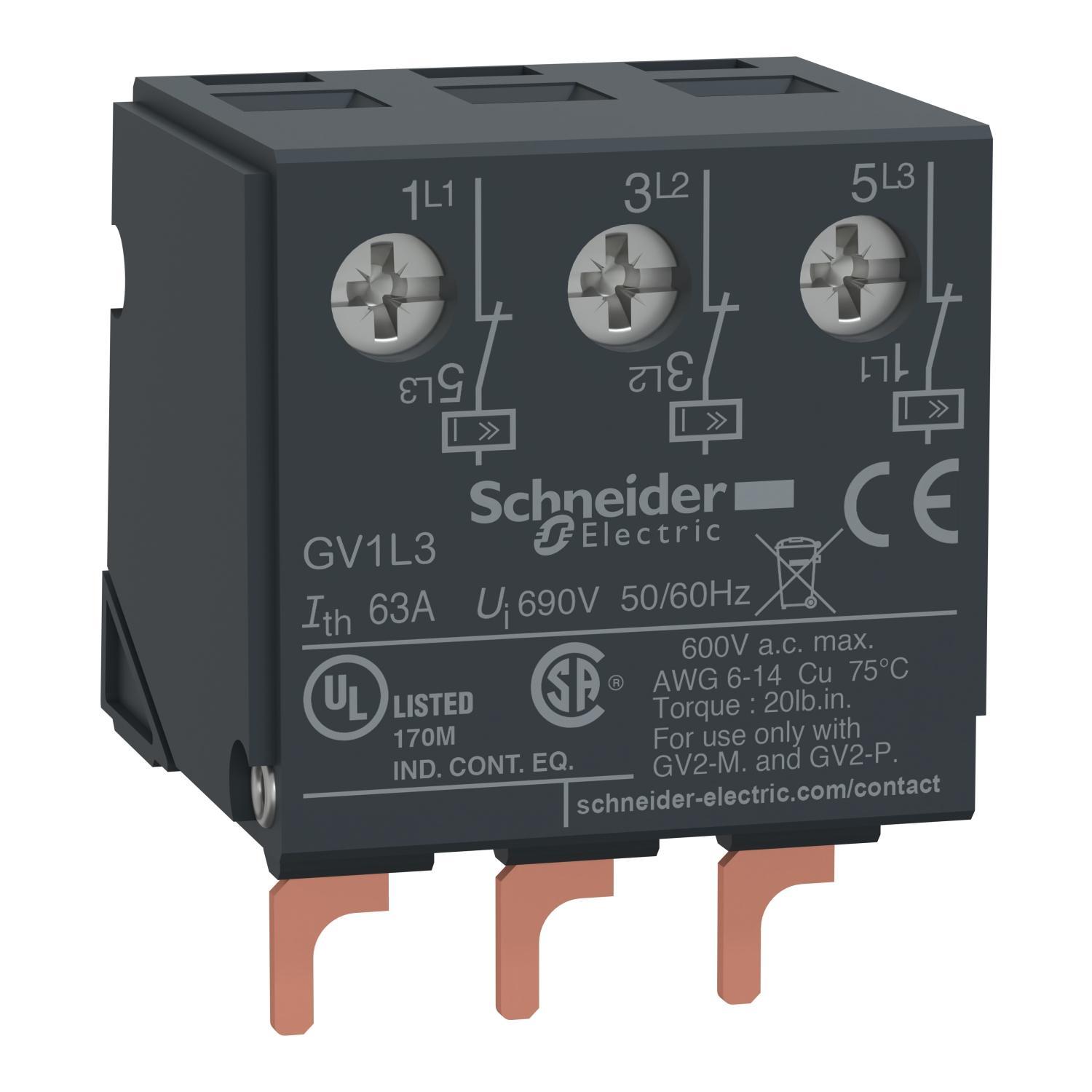 Schneider Electric GV1L3 Motor Control Modules