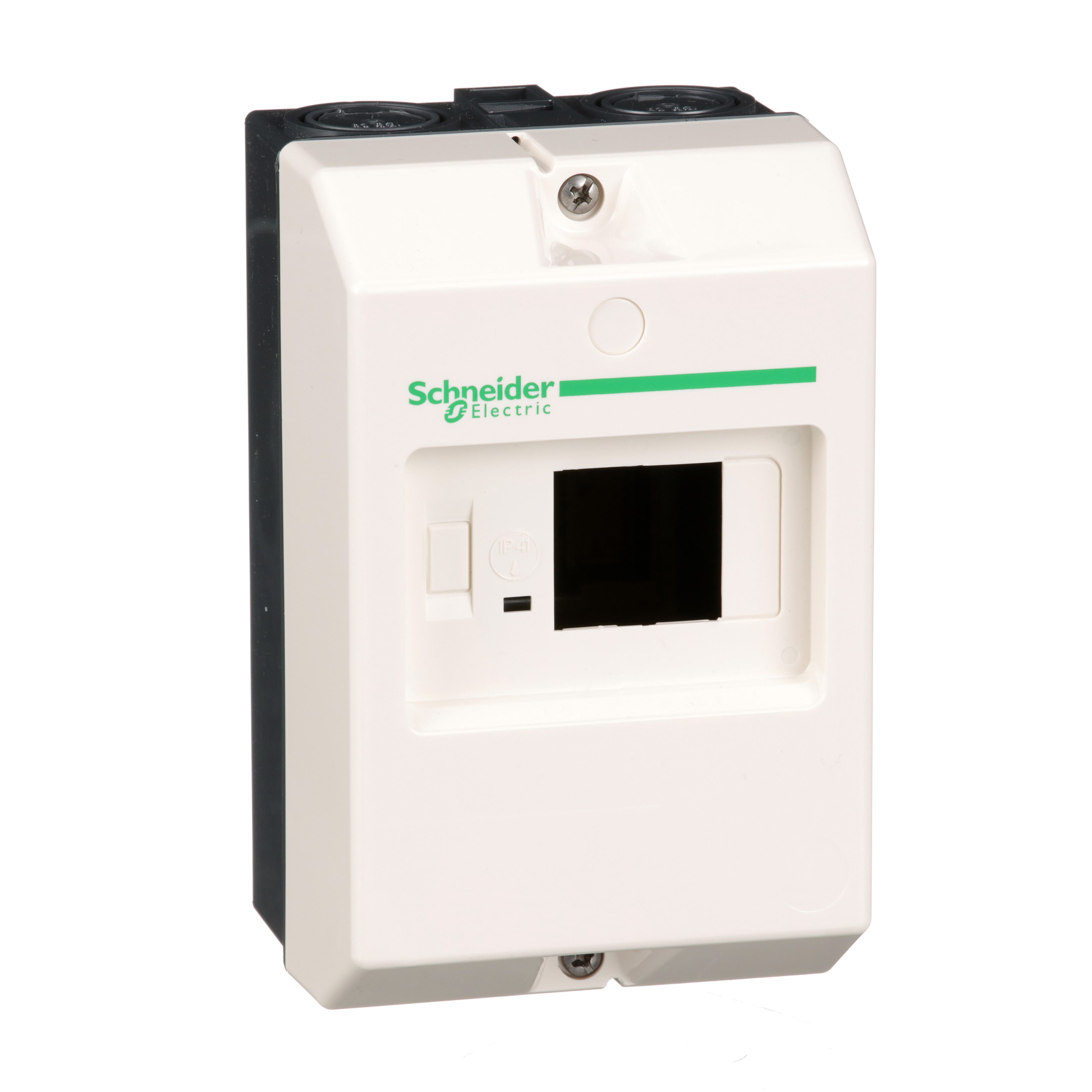 Schneider Electric TeSys® GV2MC01 Compact Manual Starter Enclosure, For Use With TeSys™ GV2ME Motor Circuit Breaker, Plastic