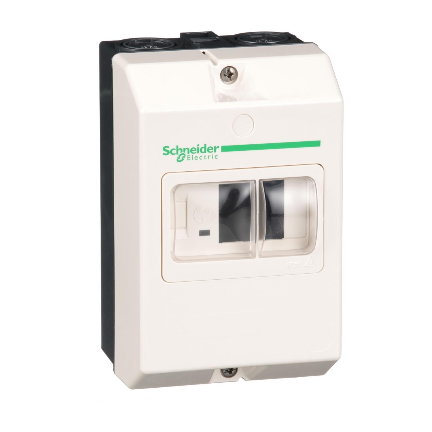 Schneider Electric GV2MC02 GV2 Electric Enclosure, 5.79 in H x 3.66 in W x 3.31 in D