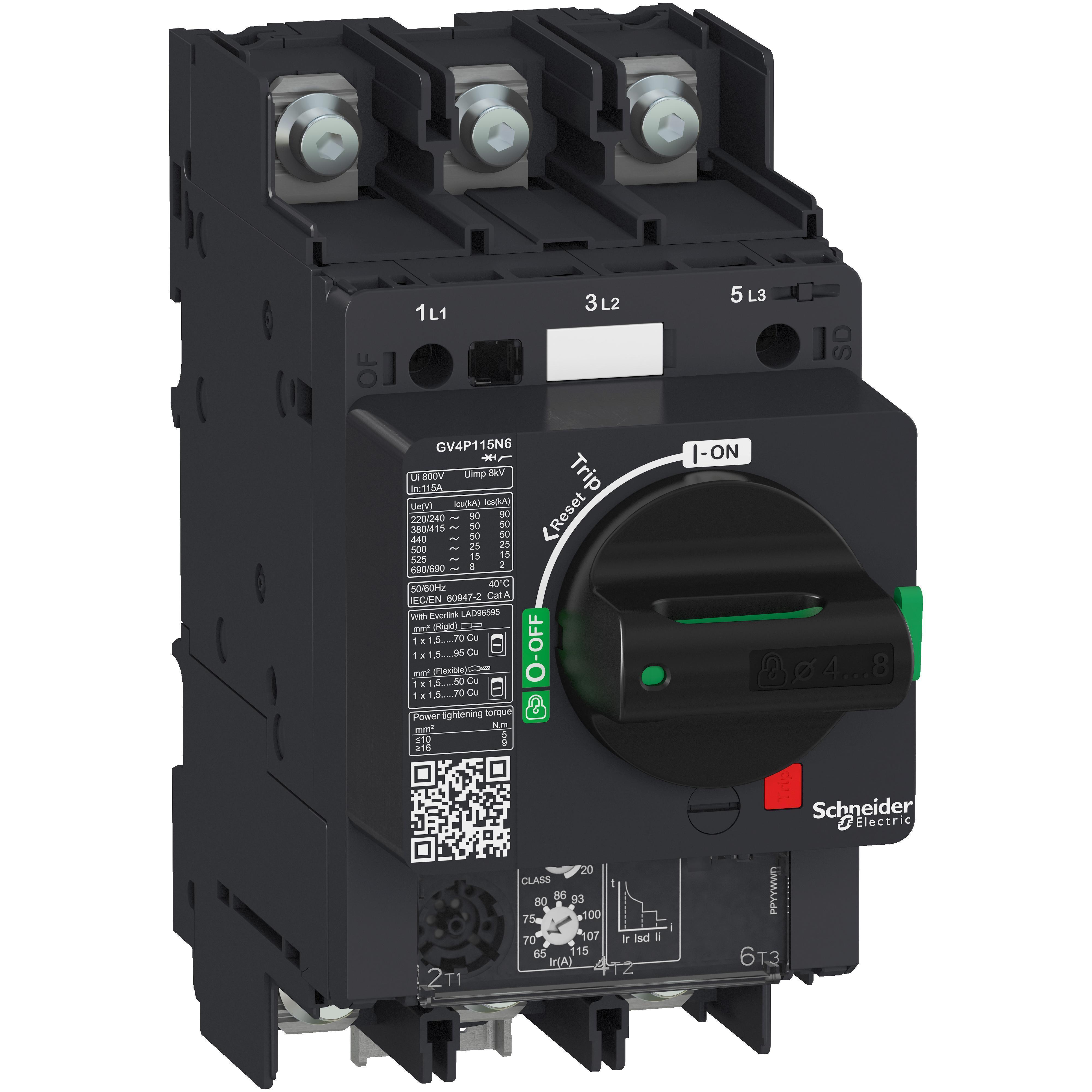 Schneider Electric GV4P80N6 Standard Thermal Magnetic Circuit Breakers