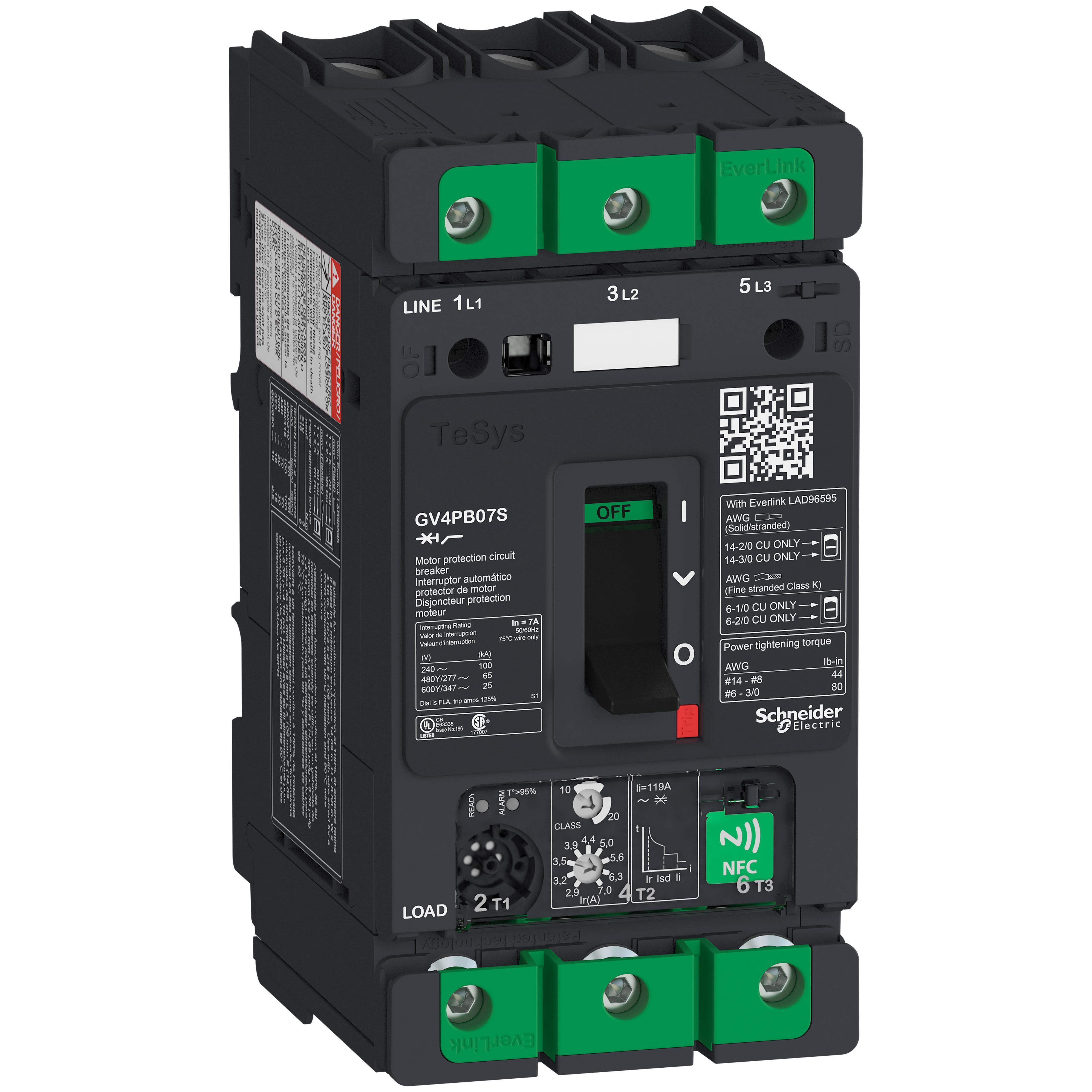 Schneider Electric GV4PB07S Motor Protection Circuit Breakers
