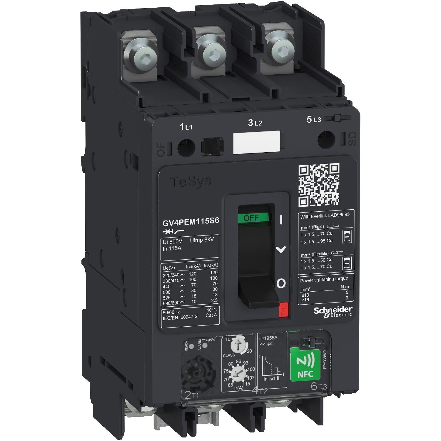 Schneider Electric GV4PEM25N6 Standard Thermal Magnetic Circuit Breakers