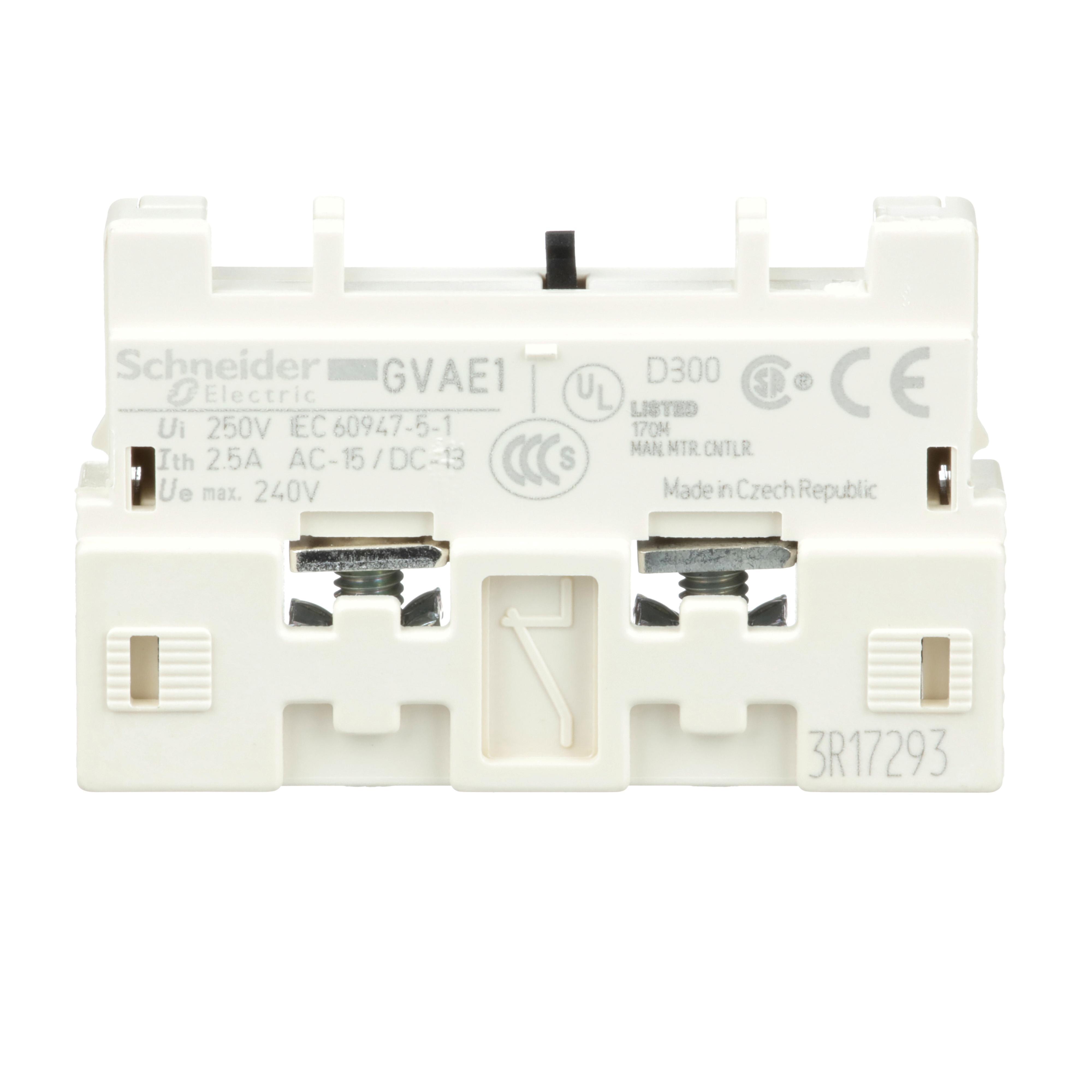 Schneider Electric GVAE1 Starter Renewal Parts