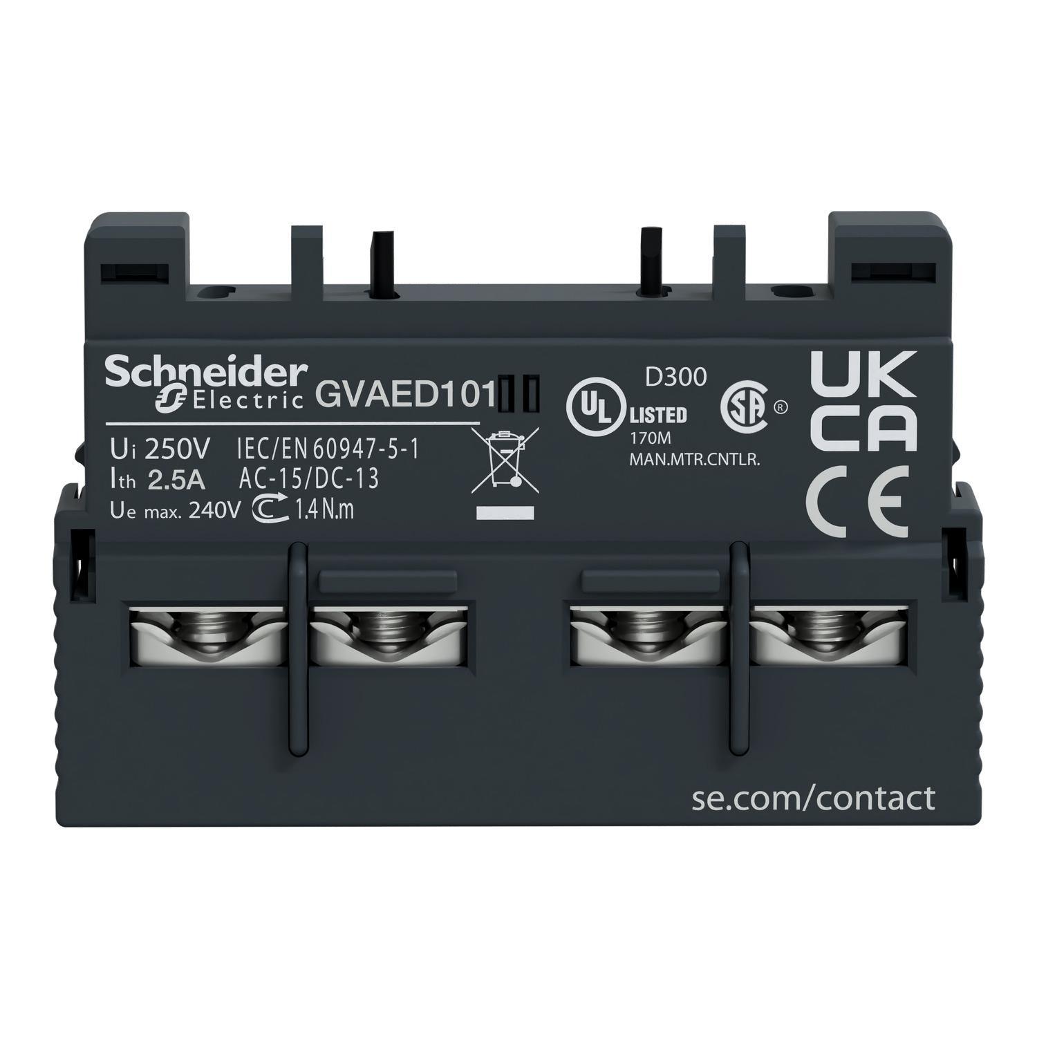 Schneider Electric GVAED101 Starter Renewal Parts