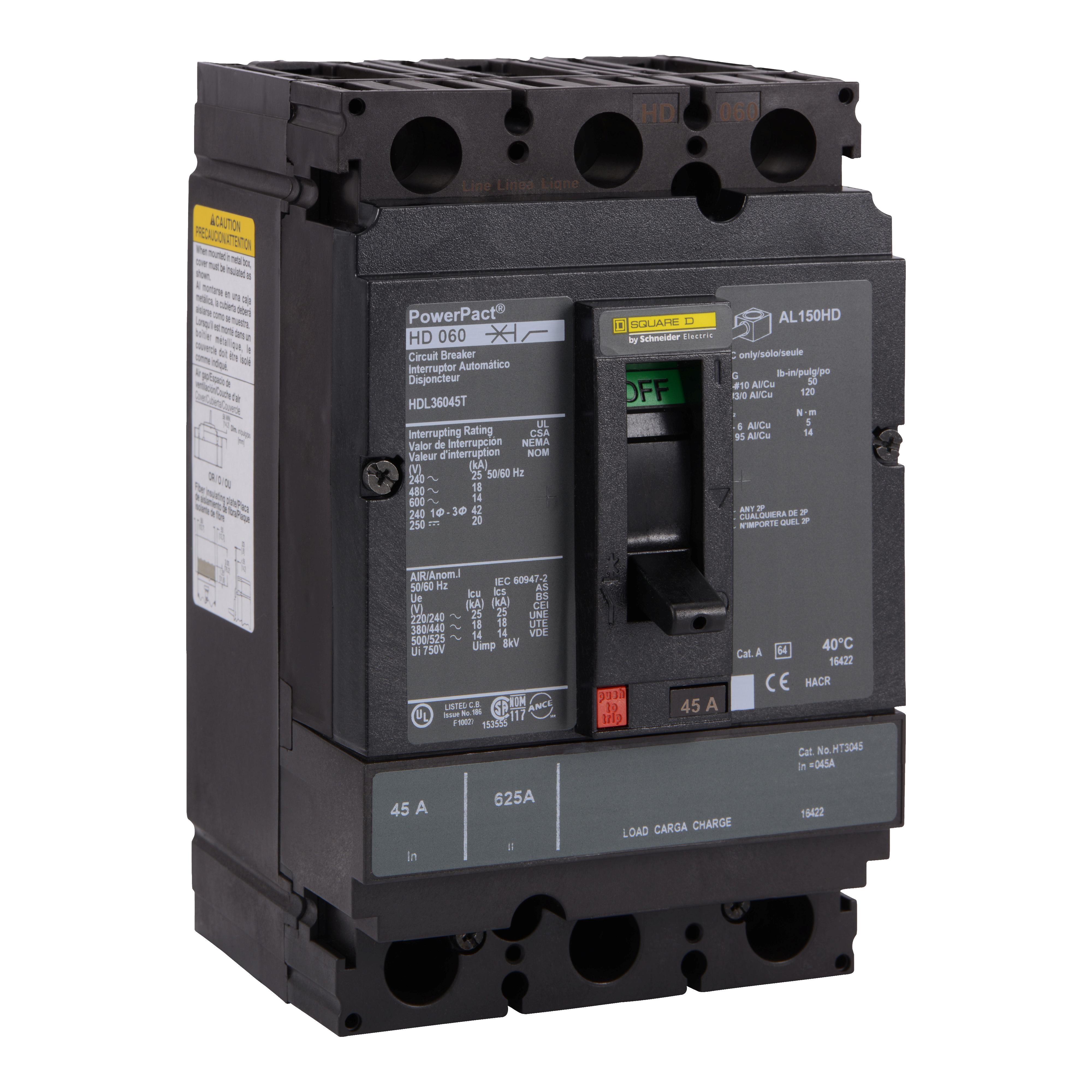 Schneider Electric HDL36045T Molded Case Circuit Breakers