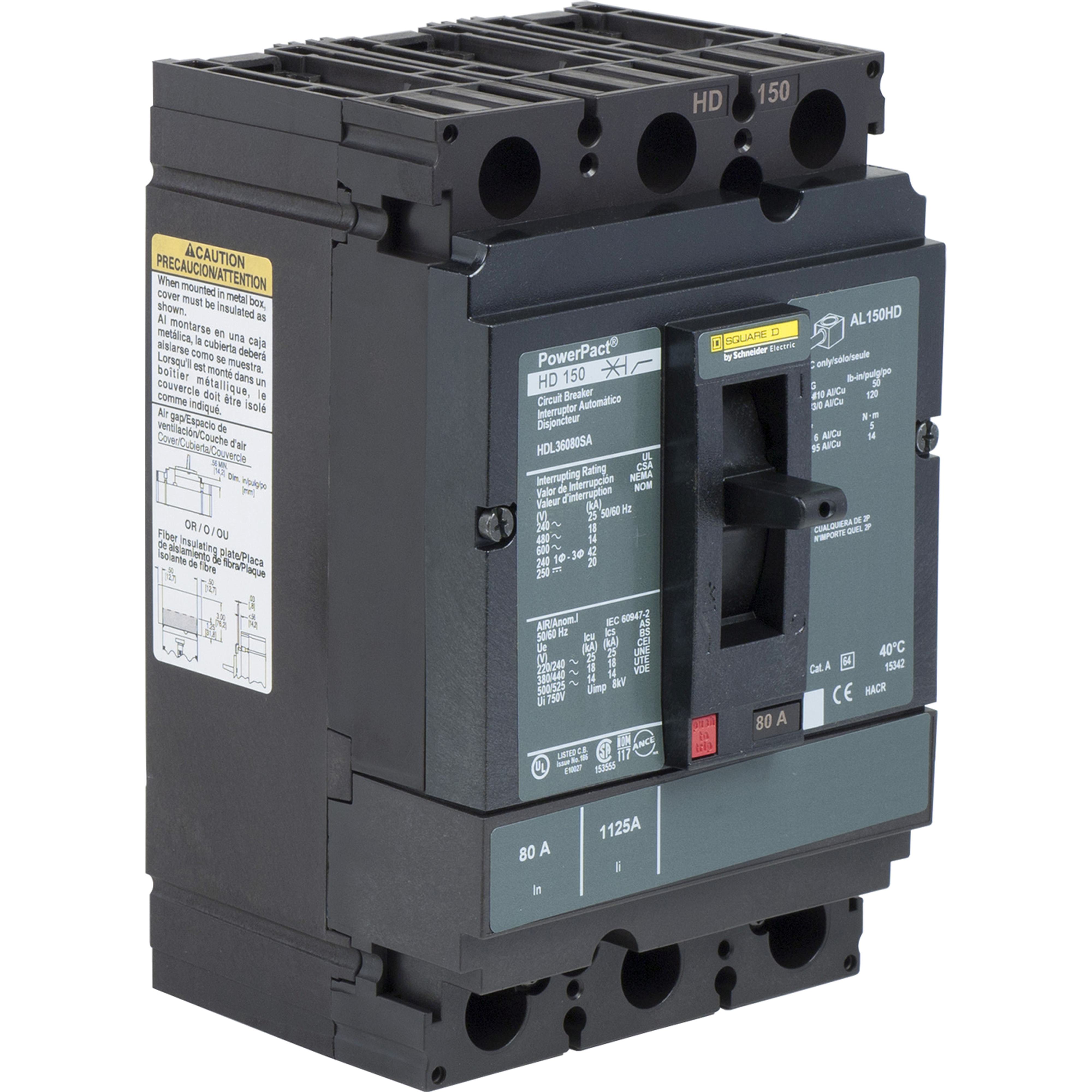 Schneider Electric HDL36060UA Molded Case Circuit Breakers