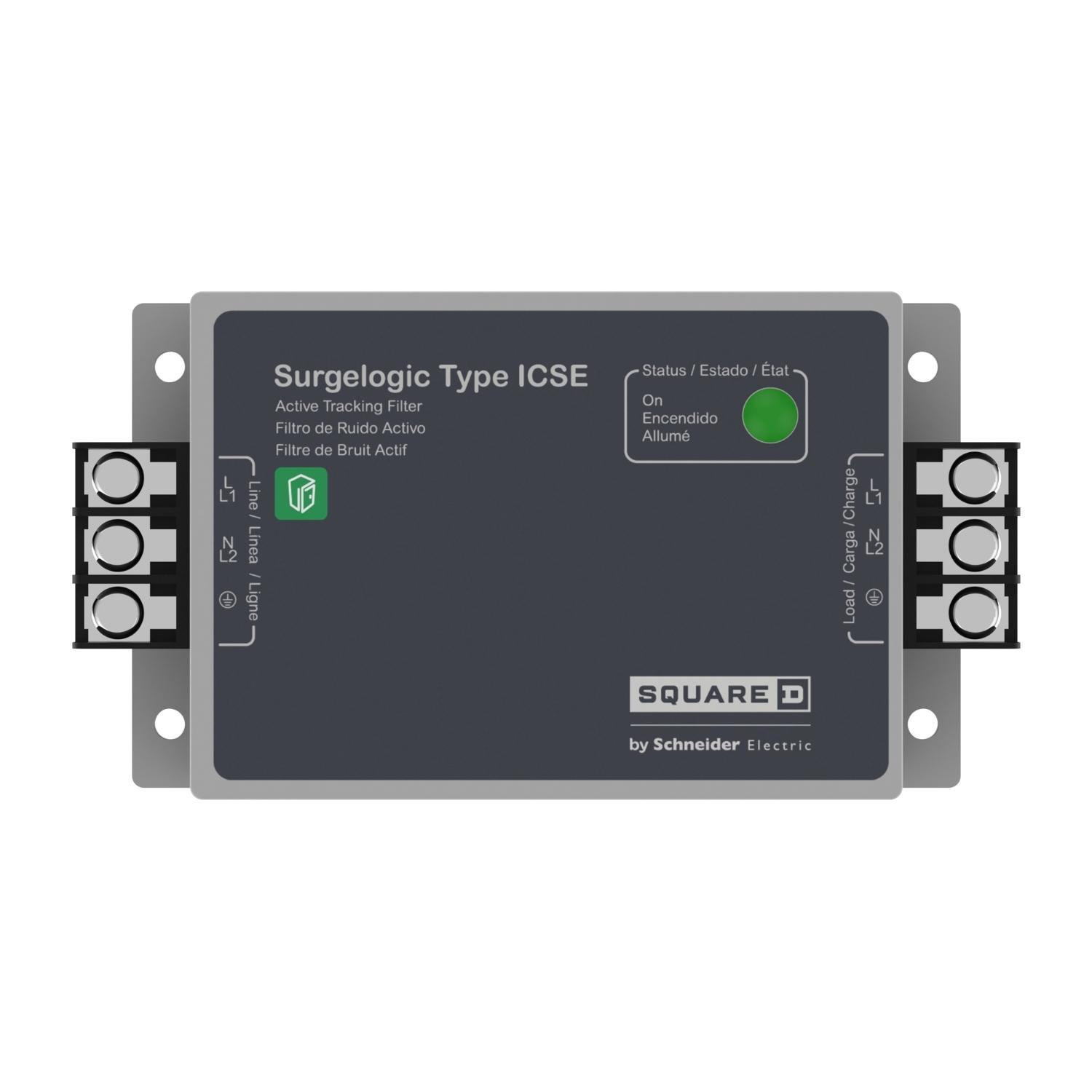 Schneider Electric Square D™ Surgelogic™ HFNF120ICSE015 Type ICSE High Frequency Noise Filter, 120 V