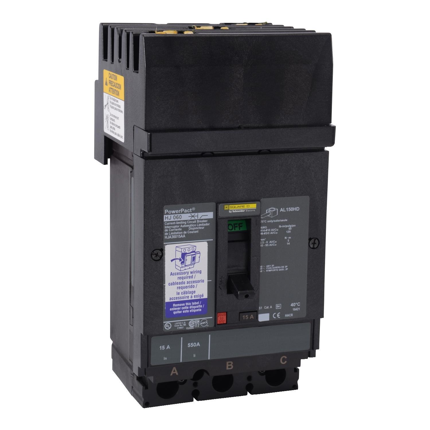 Square D™ HJA36125SA Molded Case Circuit Breakers