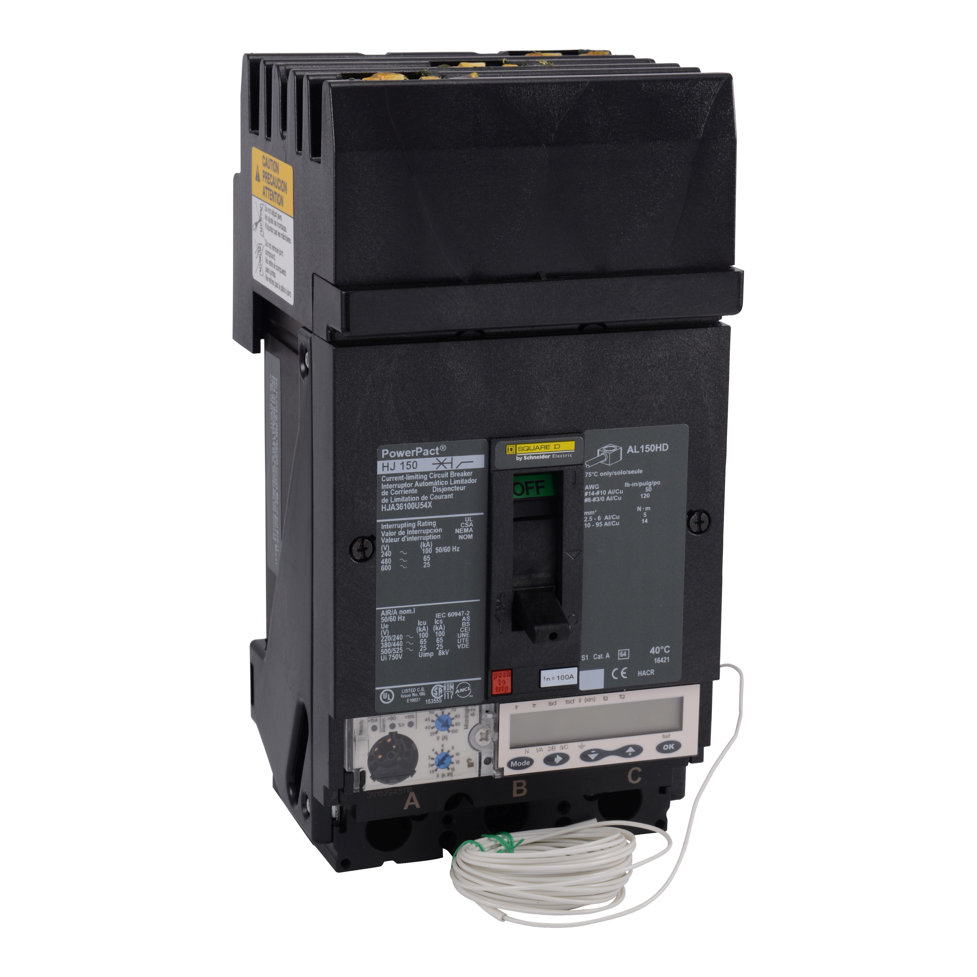 Schneider Electric HJA36100U54X Molded Case Circuit Breakers