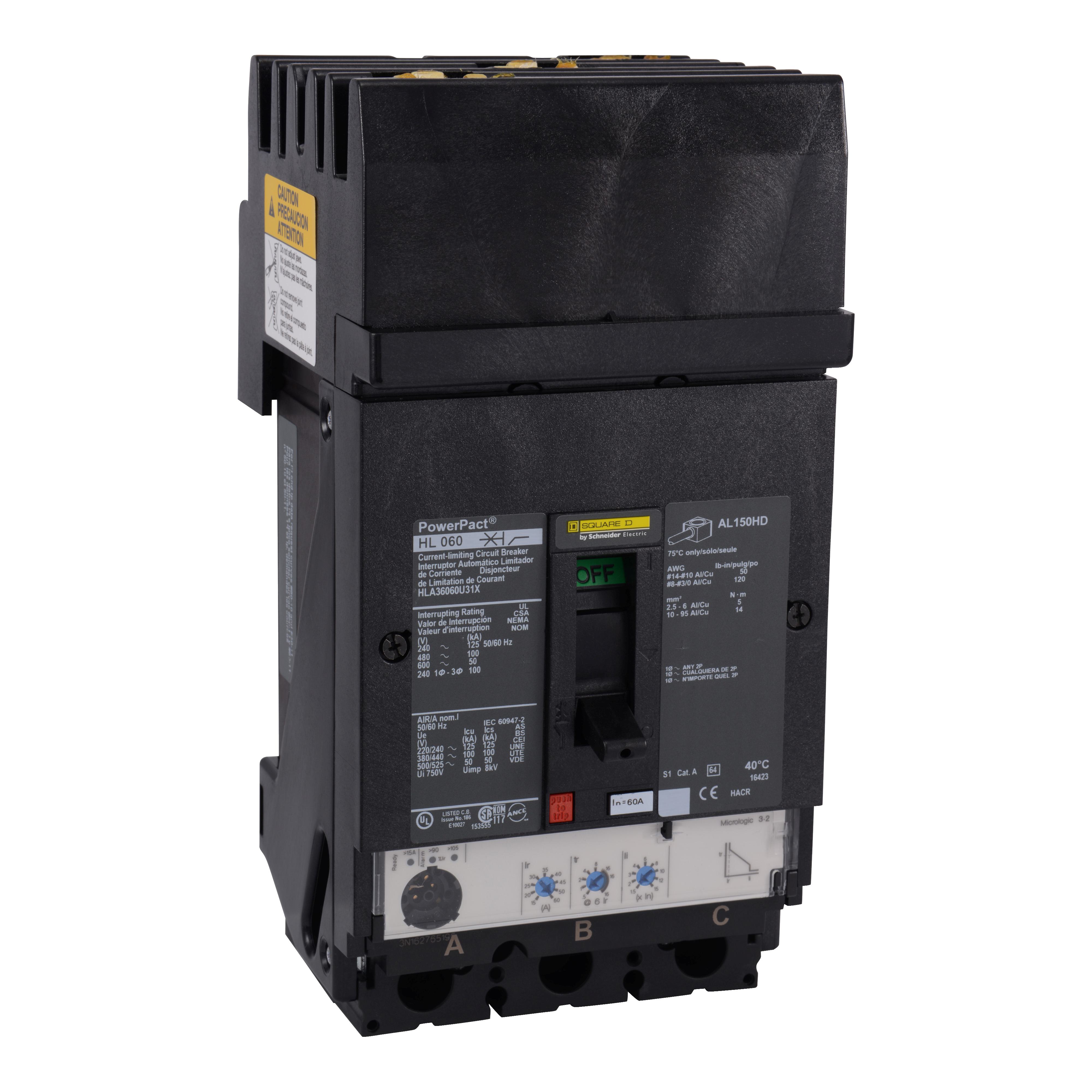 Schneider Electric HLA36060U31X Molded Case Circuit Breakers