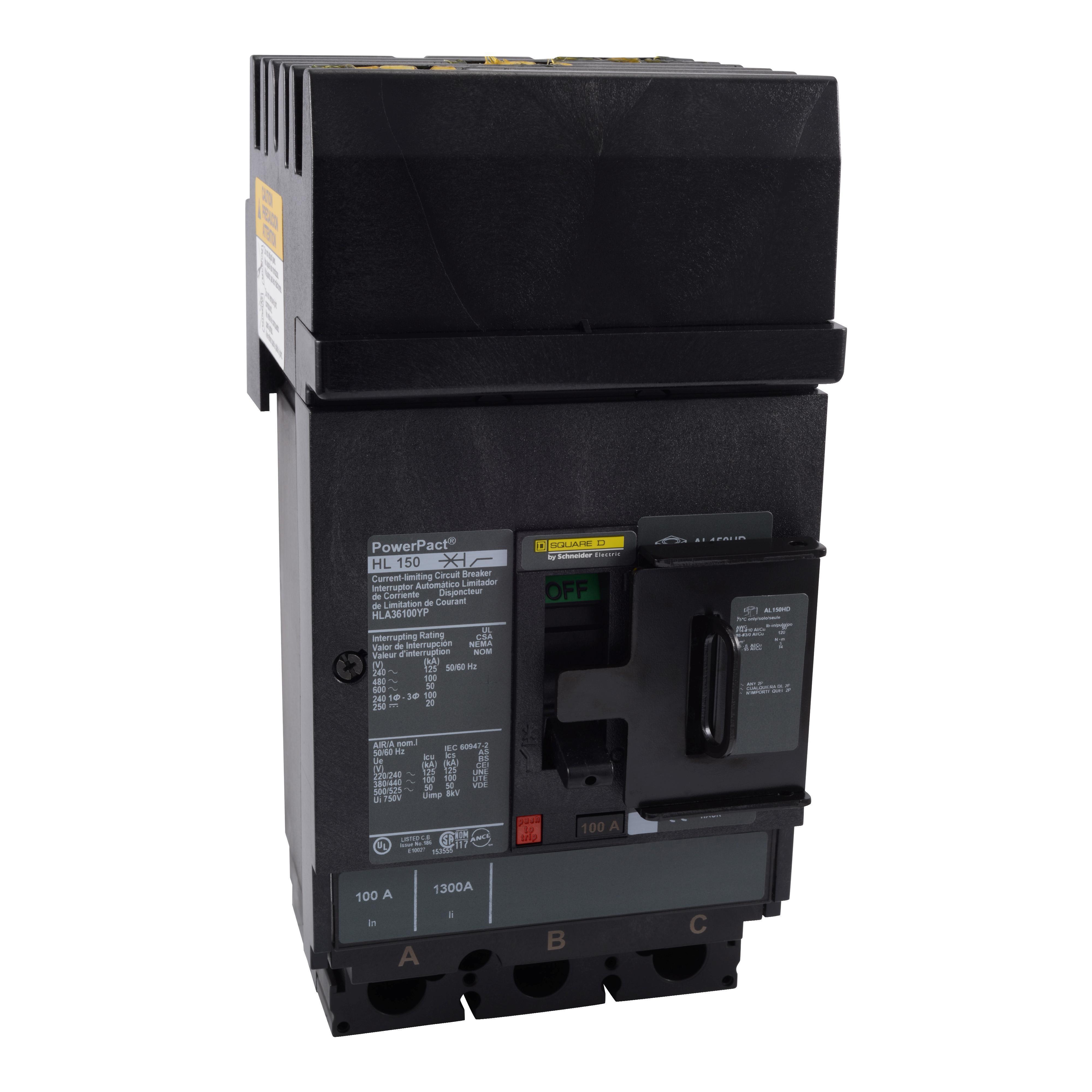 Schneider Electric HLA36100U44X Molded Case Circuit Breakers