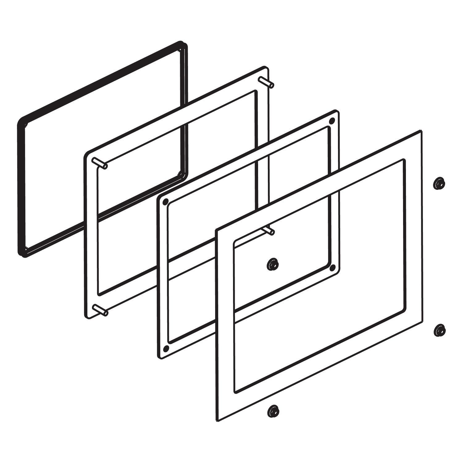Schneider Electric HMIZPAT9W1 Interface Terminal Mounting Accessories