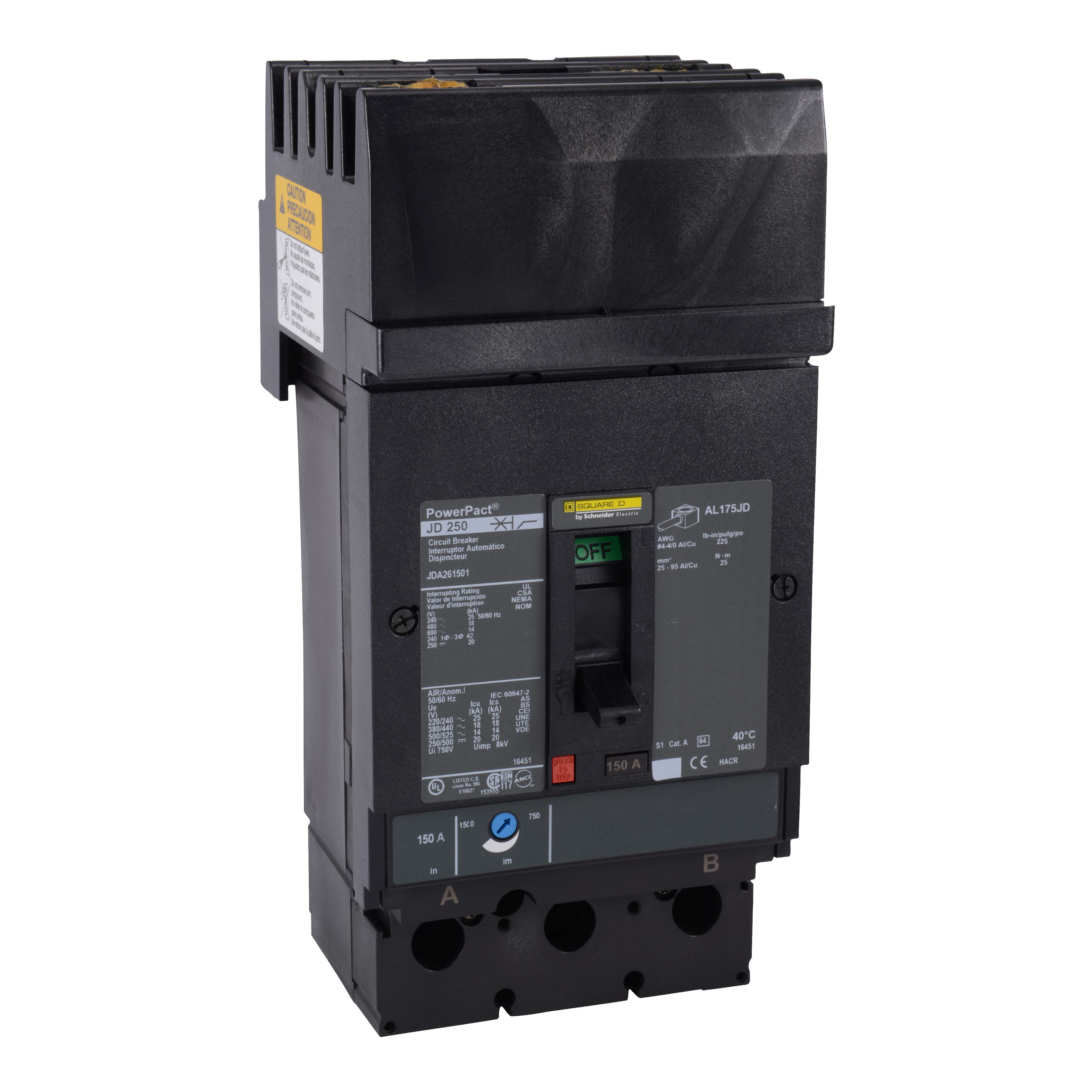 Schneider Electric JDA261504 Molded Case Circuit Breakers