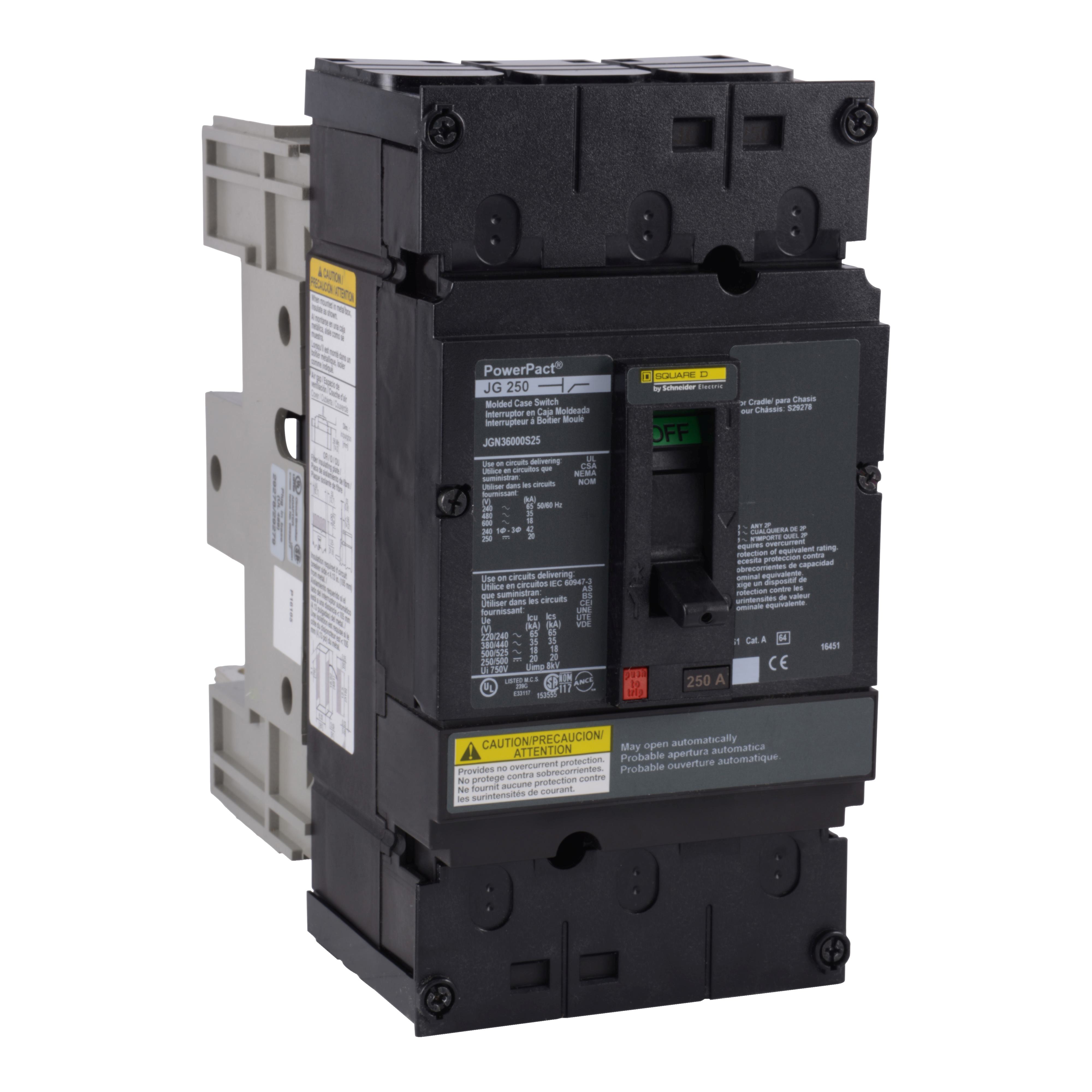 Schneider Electric JGN36000S25ABHJ00 Molded Case Circuit Breakers