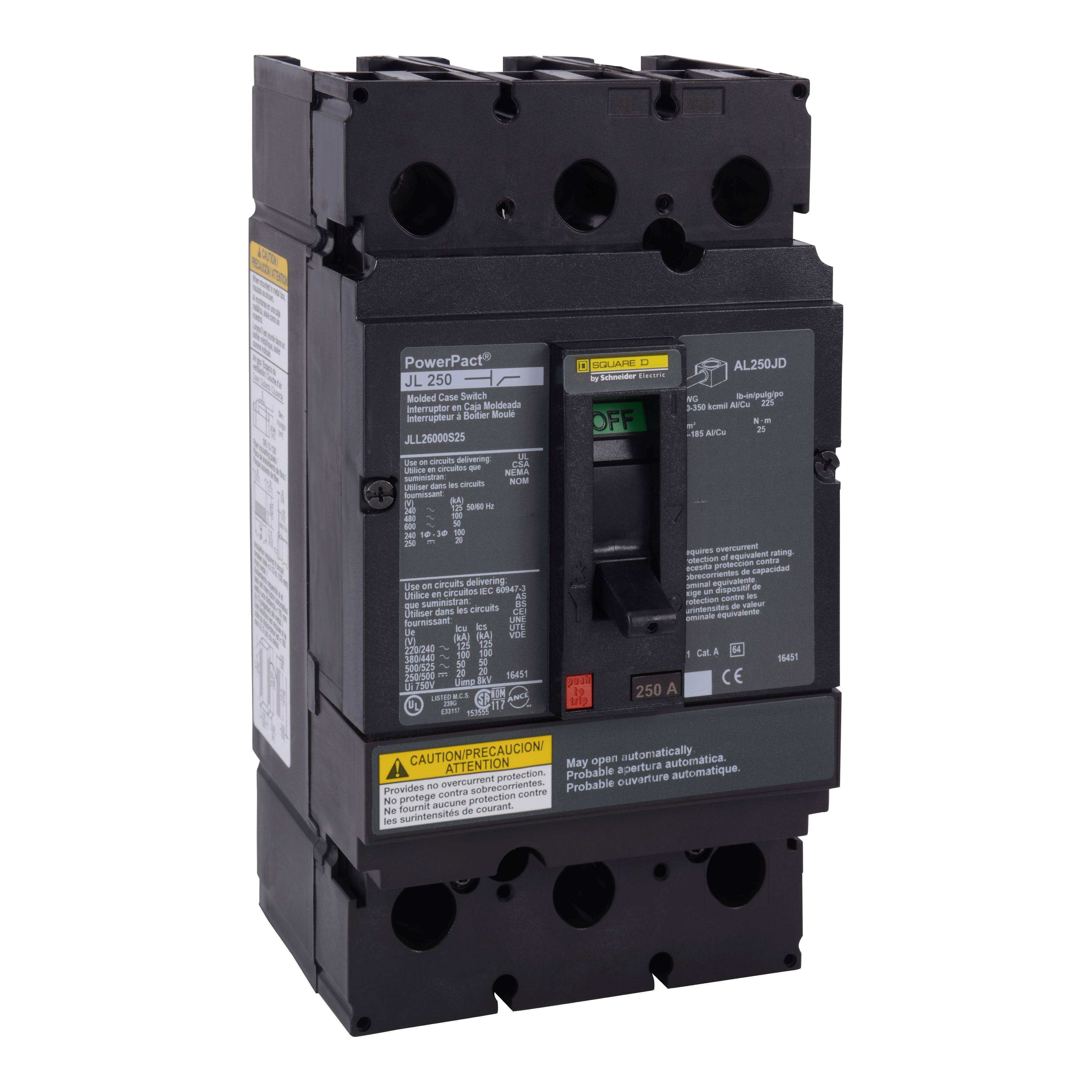 Schneider Electric JLL26000S25 Molded Case Circuit Breakers