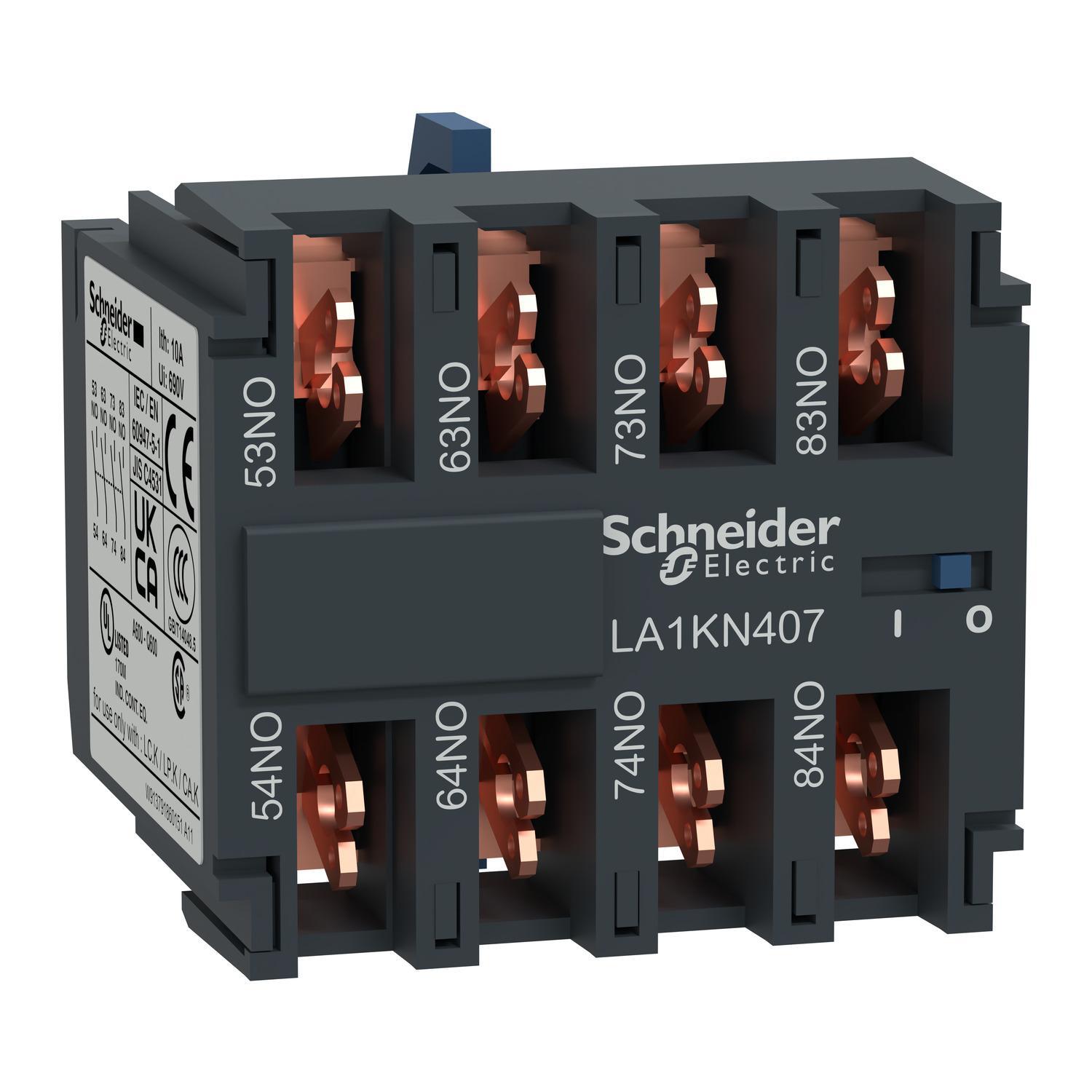 Schneider Electric LA1KN407 Relay & Timer Miscellaneous Accessories