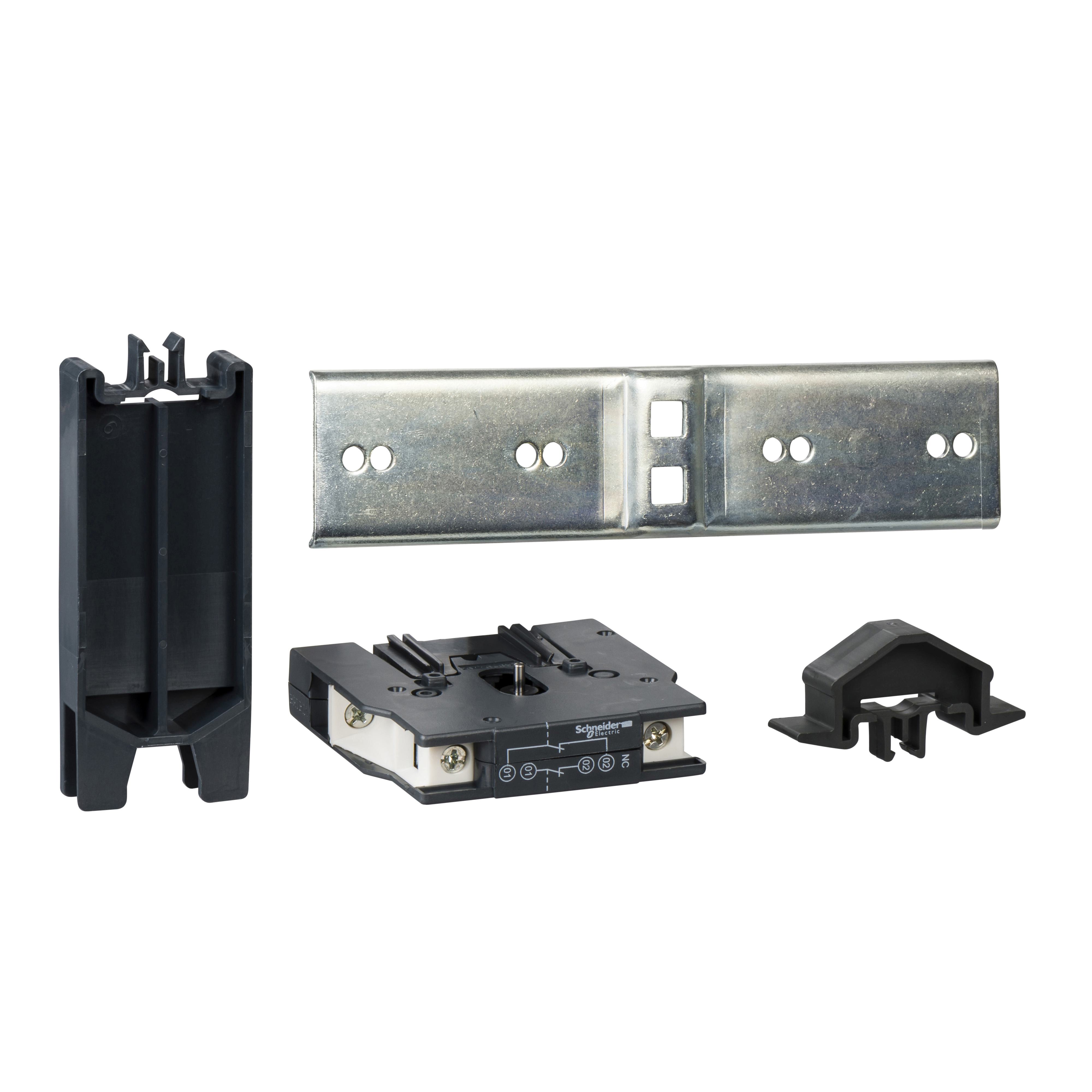 Schneider Electric Square D™ LA9D8002 Mechanical Interlock With Integral Electrical Interlocking, 3/4 Poles, For Use With TeSys™ D LC1D80 DC, LC1D95 DC Reversing Contactor