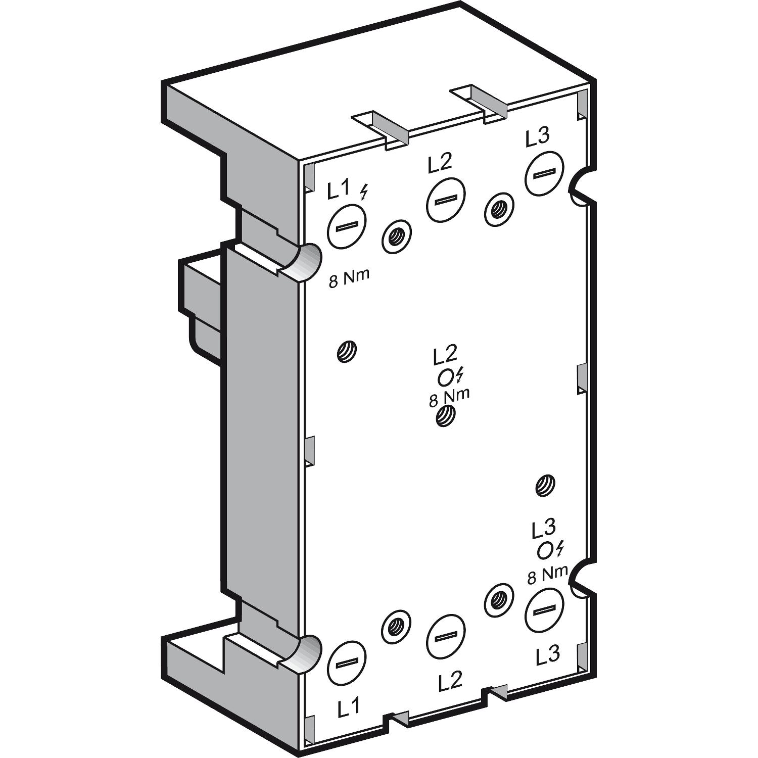 Schneider Electric LA9ZA32600 Mounting Brackets
