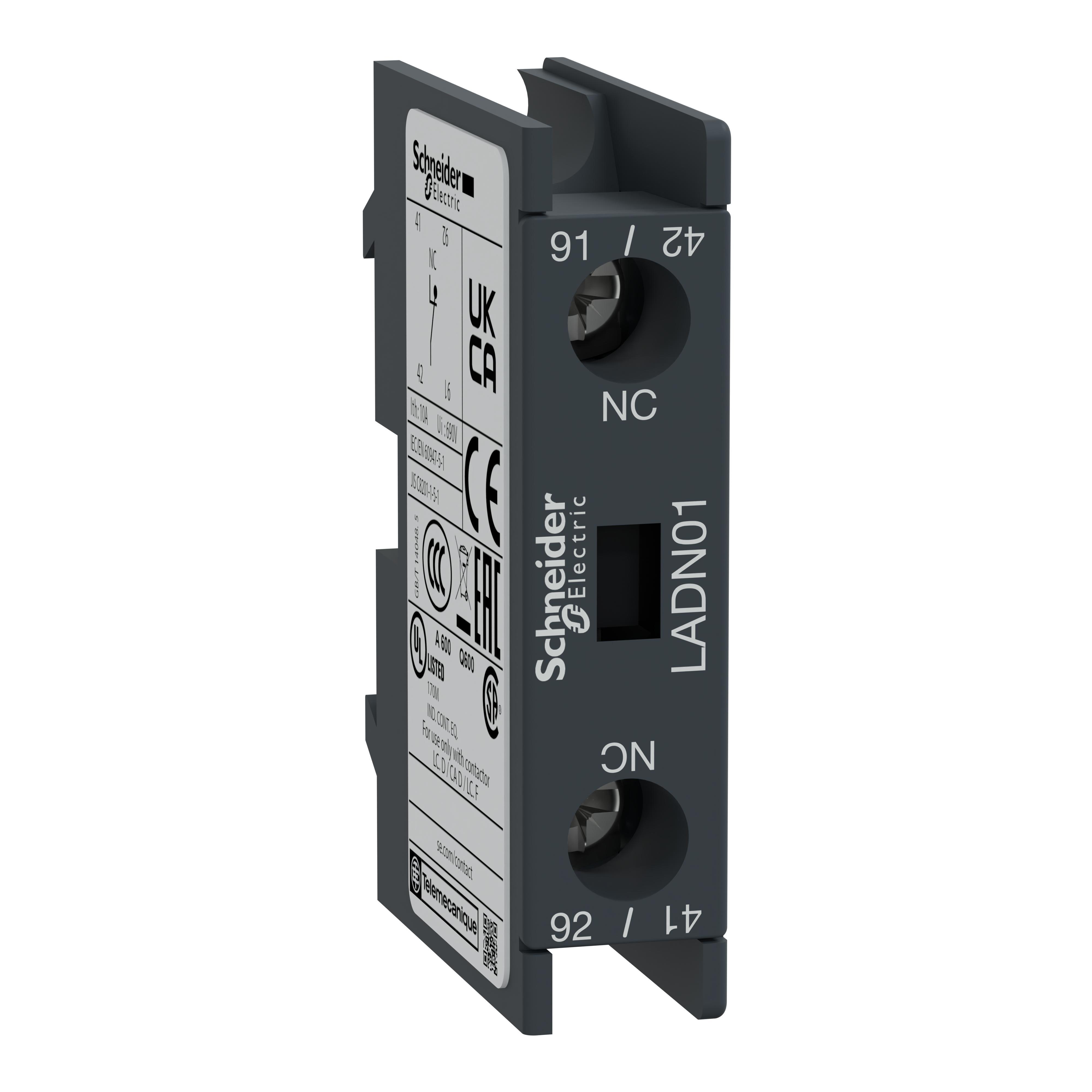 Schneider Electric LADN01 Auxiliary Contacts