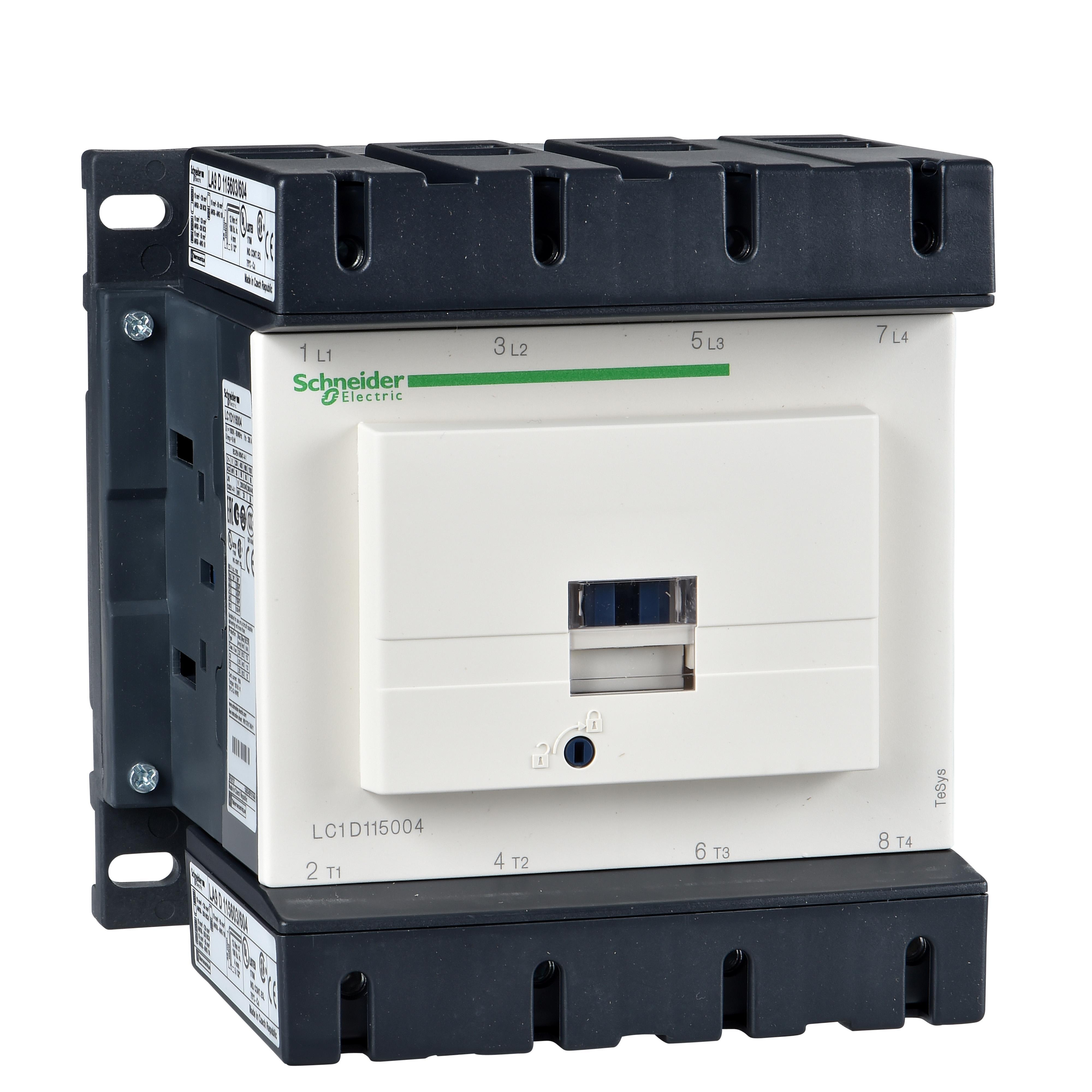 Schneider Electric LC1D115004P7 NEMA & IEC Contactors