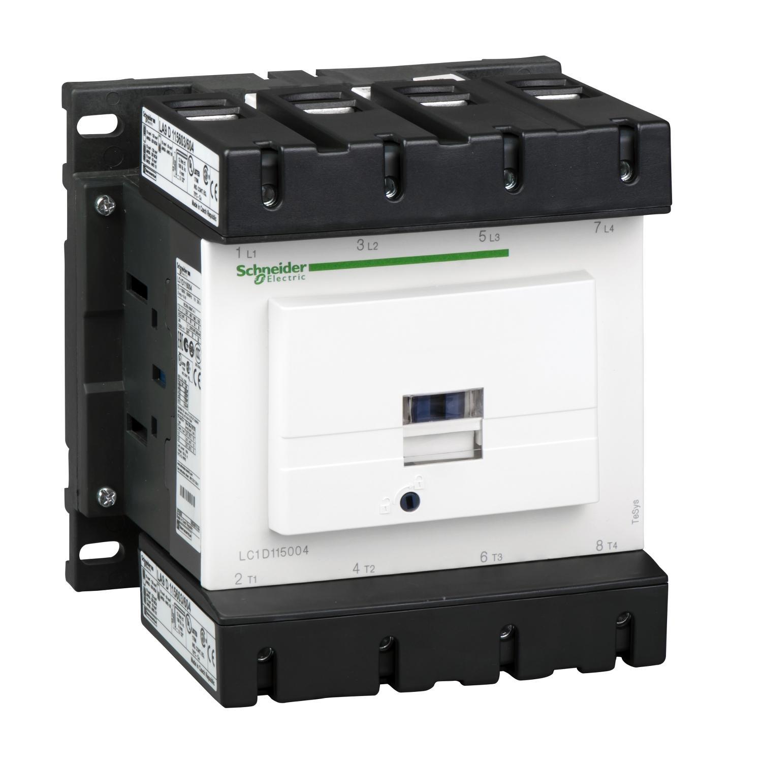 Schneider Electric LC1D115004RD NEMA & IEC Contactors