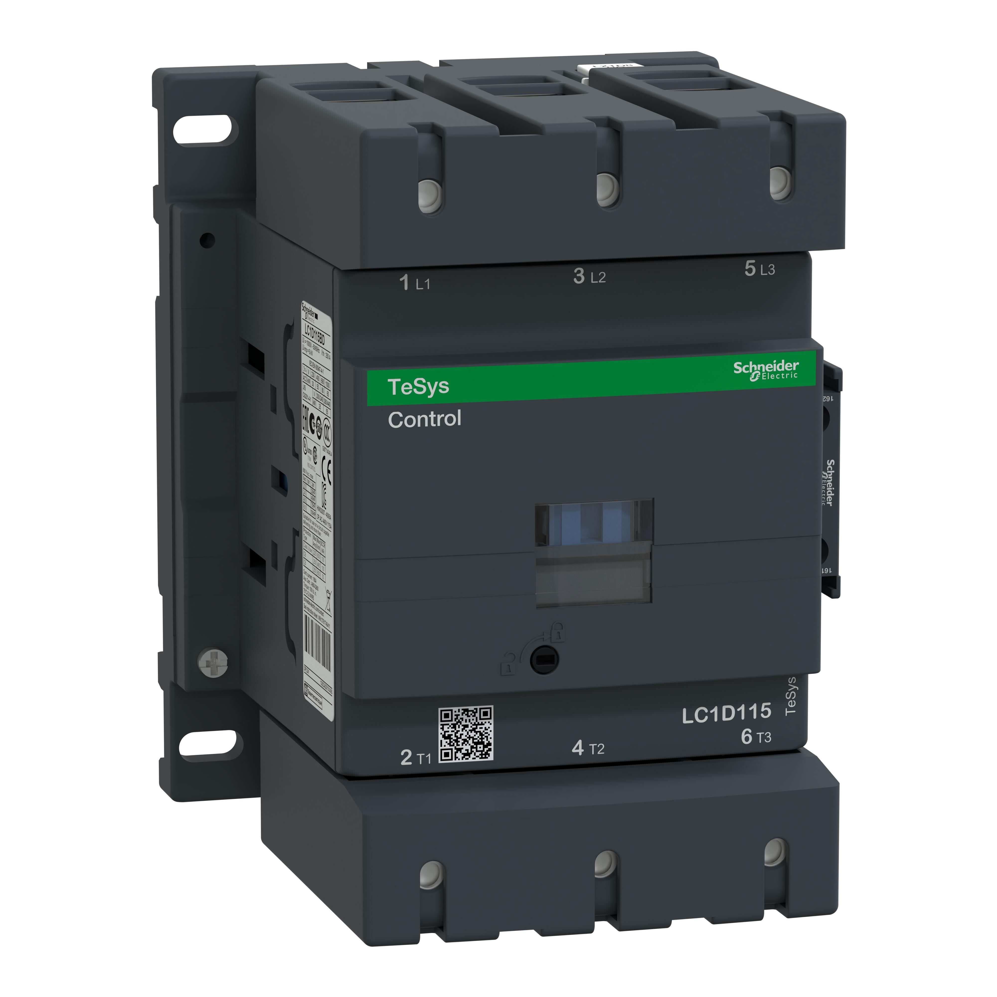 Schneider Electric LC1D115BD NEMA & IEC Contactors
