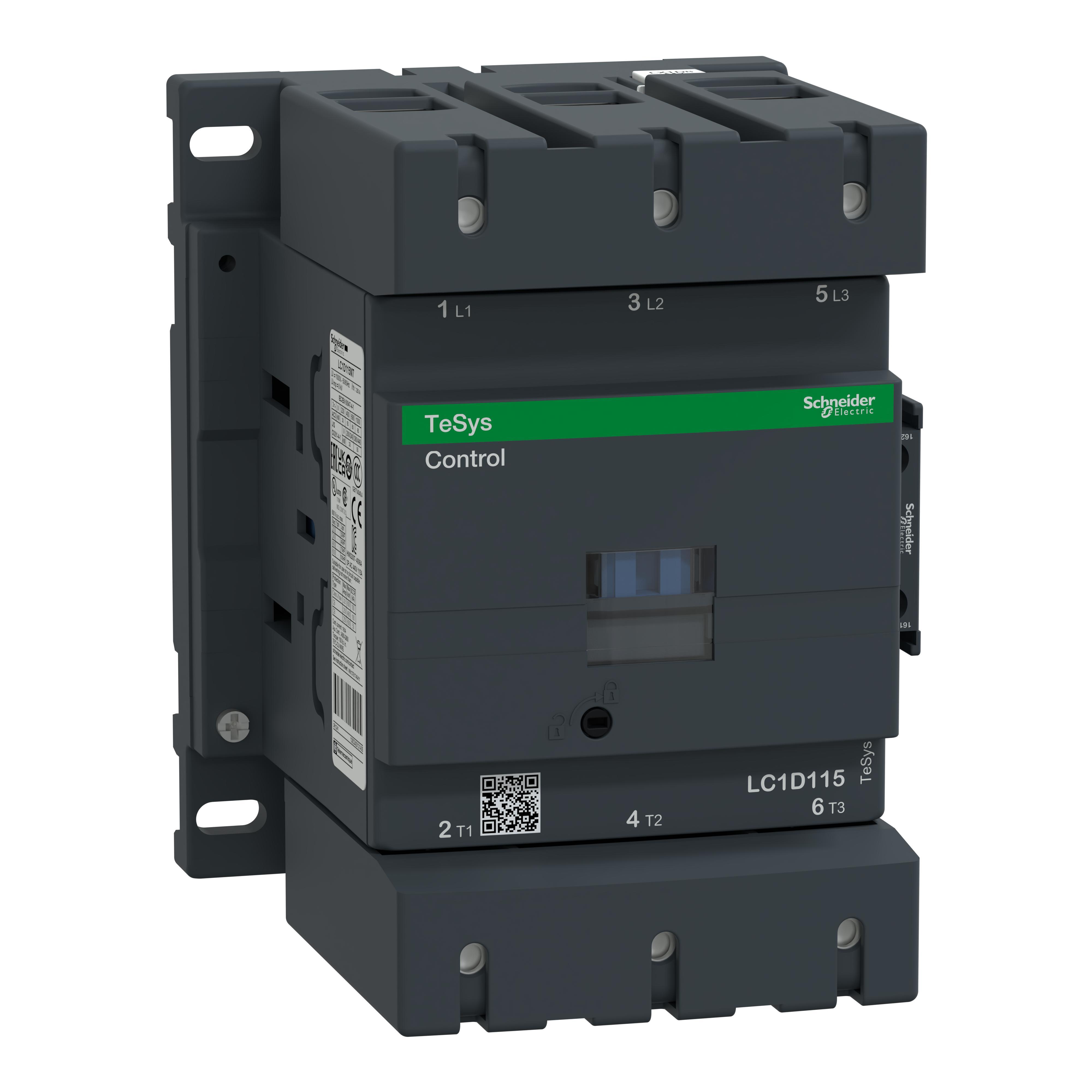Schneider Electric LC1D115G6 NEMA & IEC Contactors