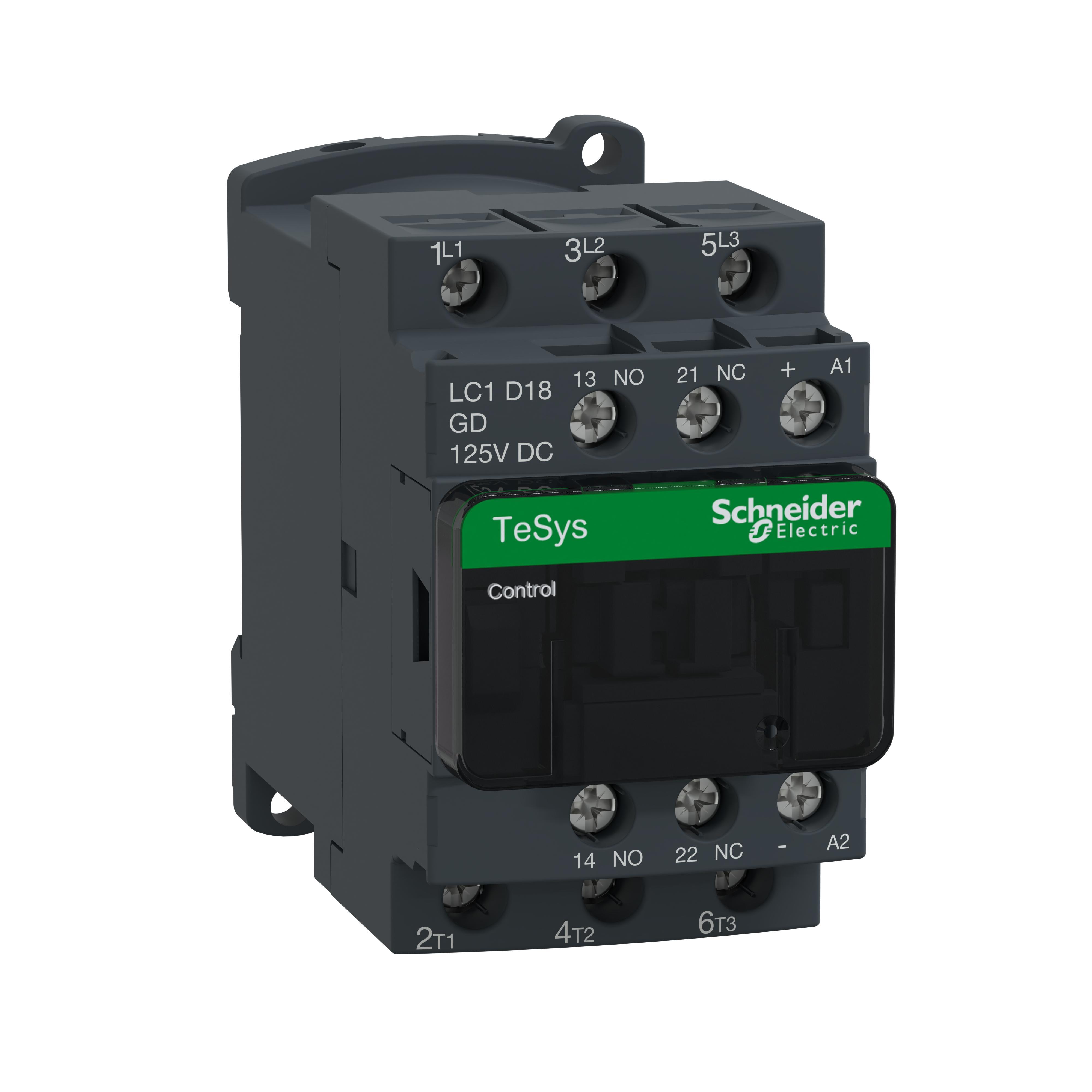 Schneider Electric LC1D18GD NEMA & IEC Contactors
