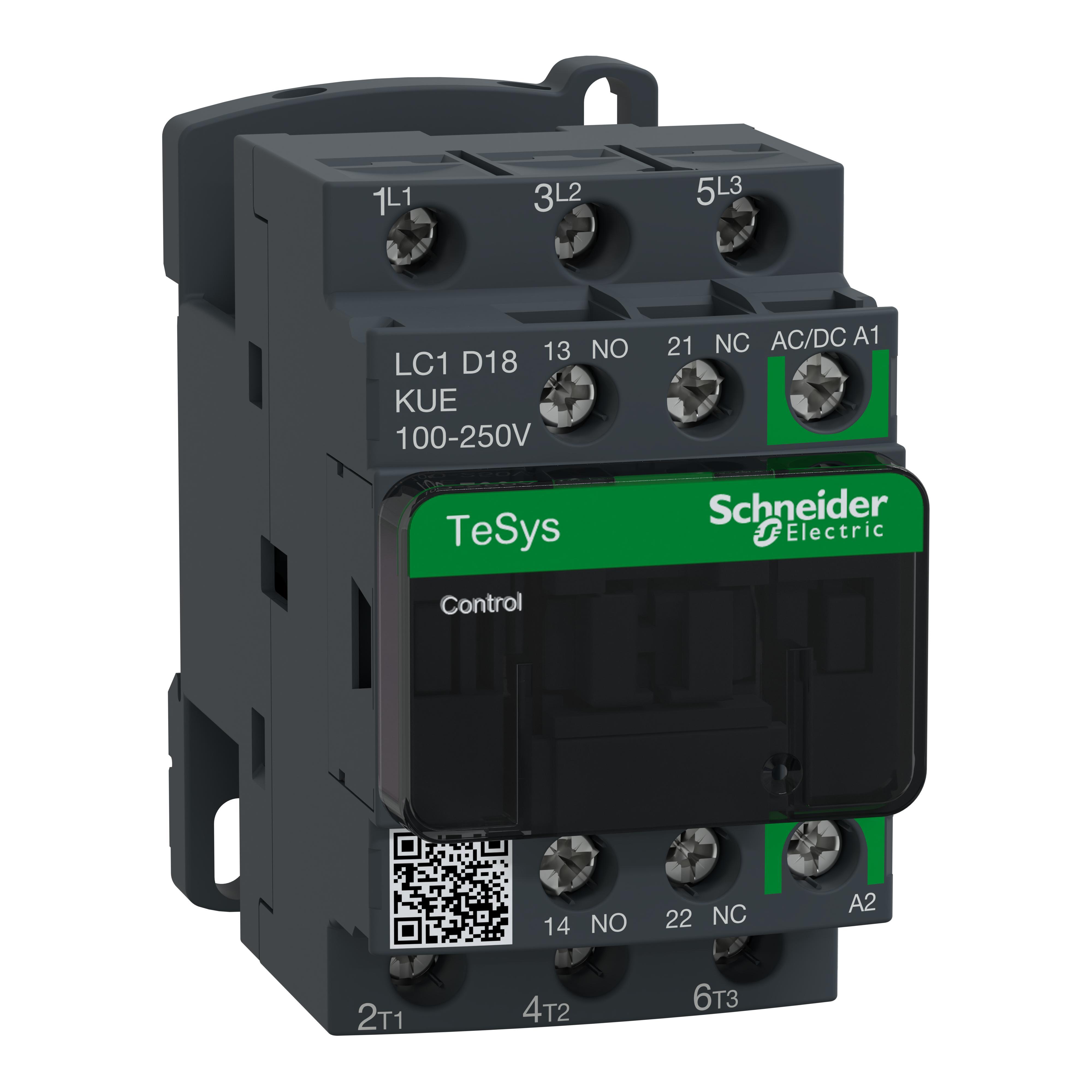 Schneider Electric LC1D18KUE NEMA & IEC Contactors