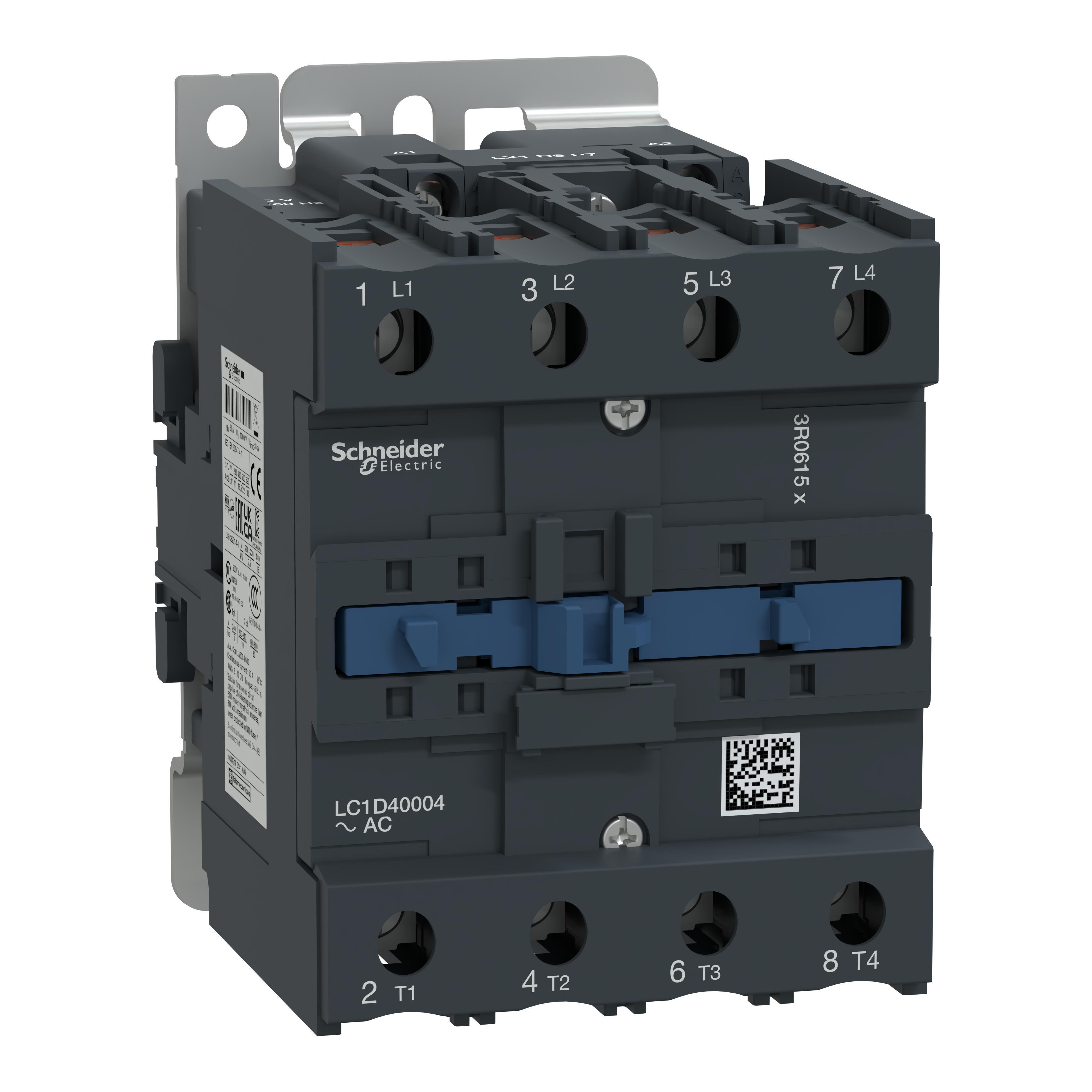Schneider Electric LC1D40004F7 NEMA & IEC Contactors