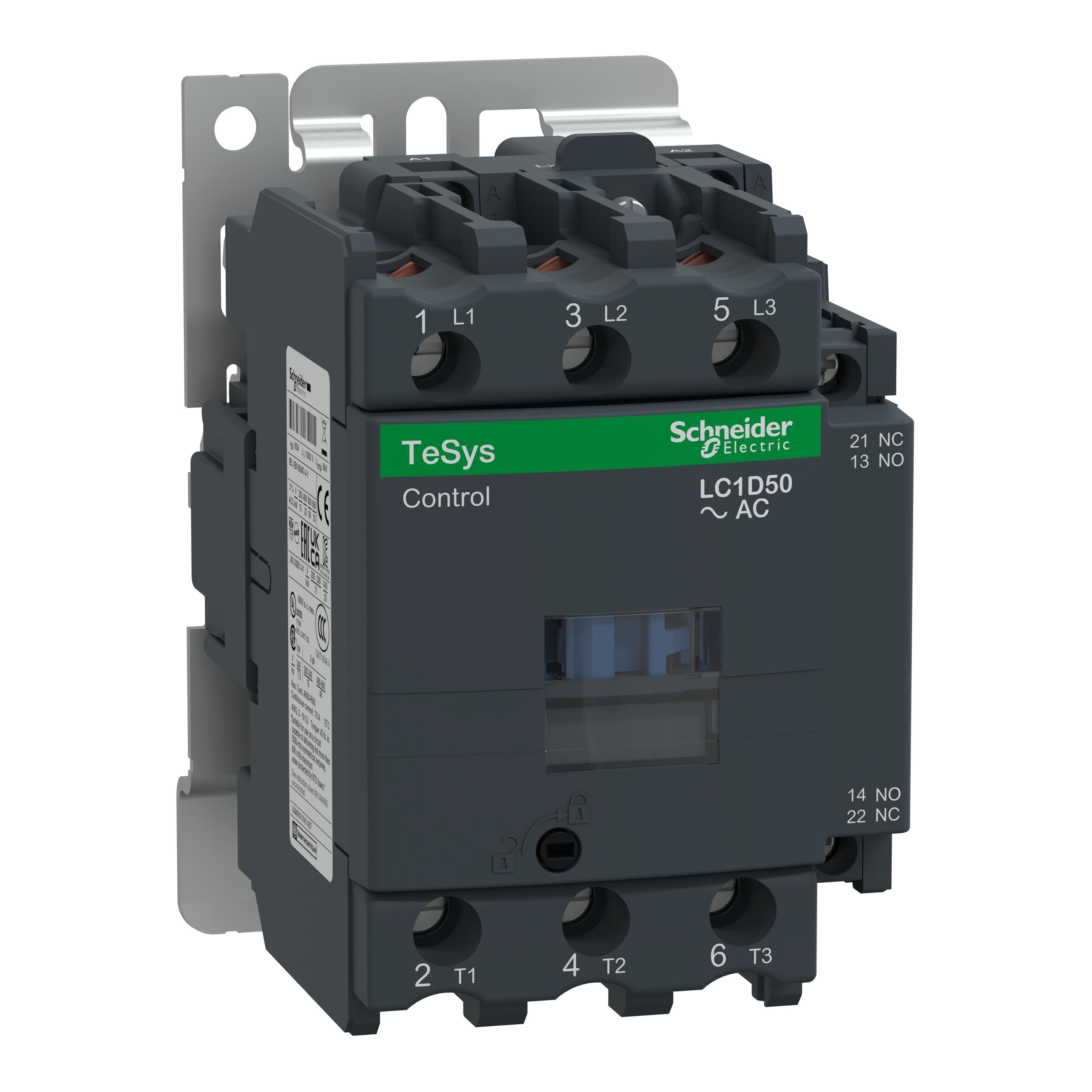 Schneider Electric LC1D50B7 NEMA & IEC Contactors