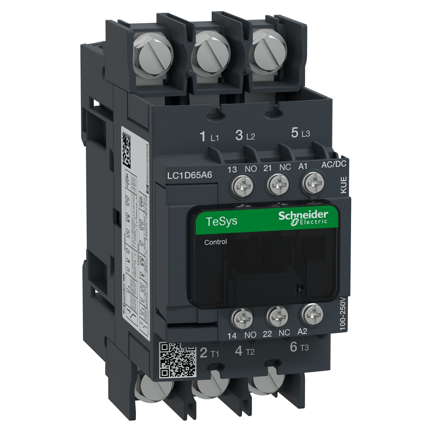 Schneider Electric LC1D65A6KUE NEMA & IEC Contactors
