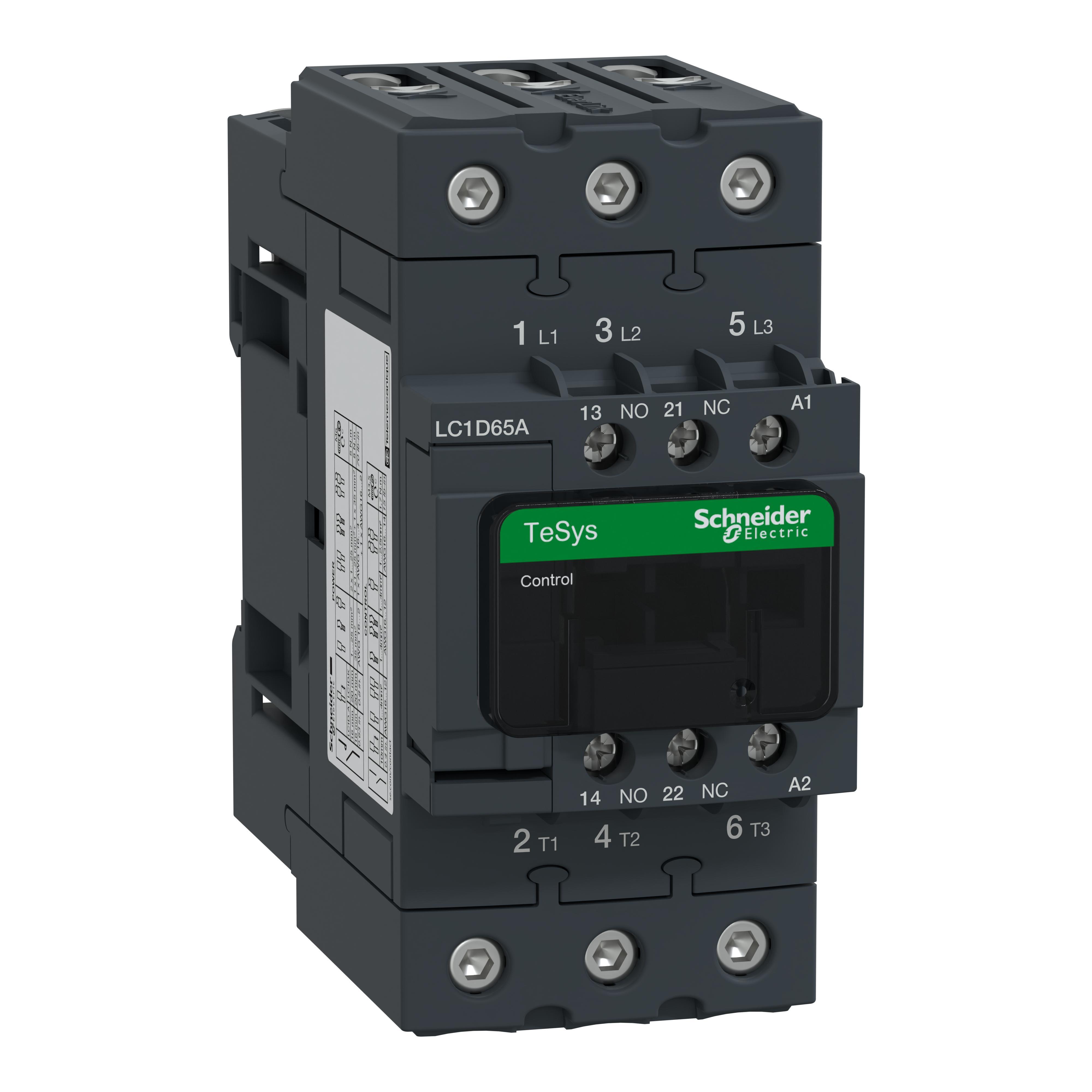 Schneider Electric LC1D65AT7 NEMA & IEC Contactors