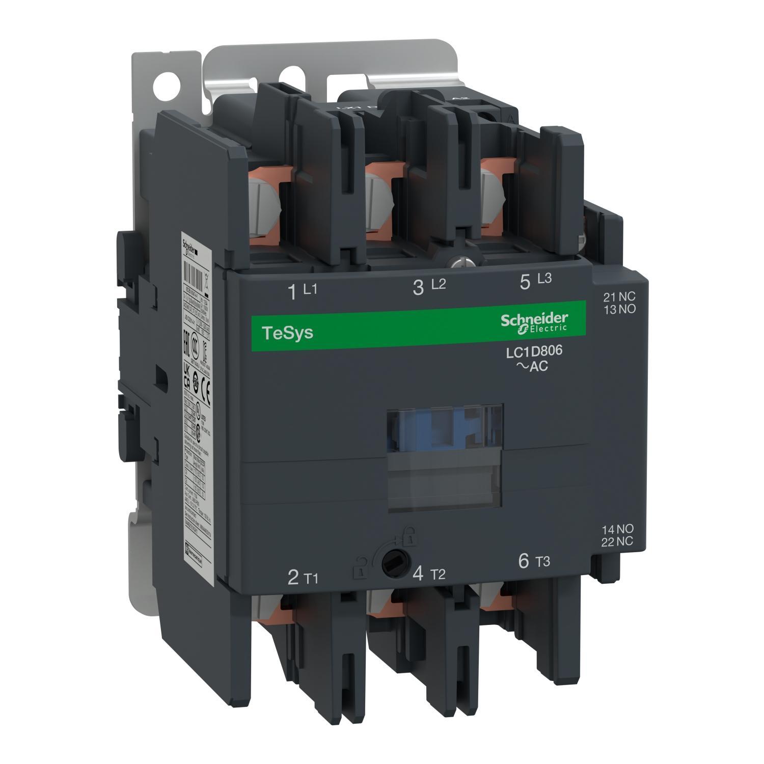 Schneider Electric LC1D806K7 NEMA & IEC Contactors