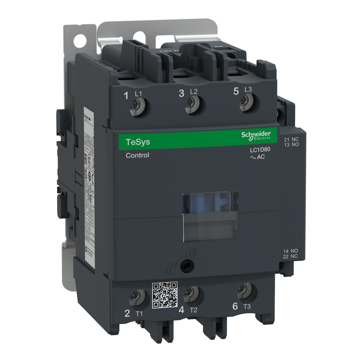 Schneider Electric LC1D80B5 NEMA & IEC Contactors