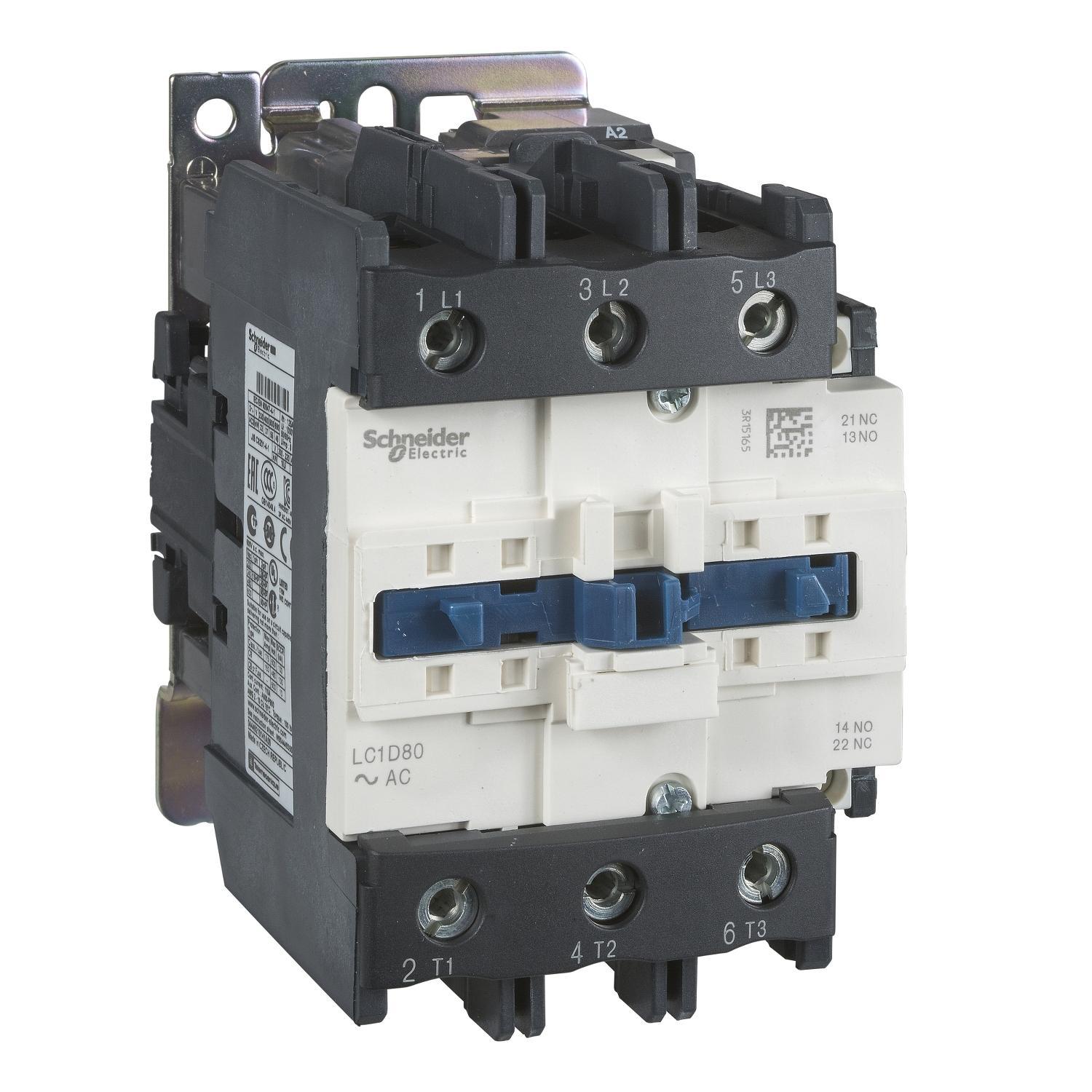 Schneider Electric LC1D80U7M NEMA & IEC Contactors