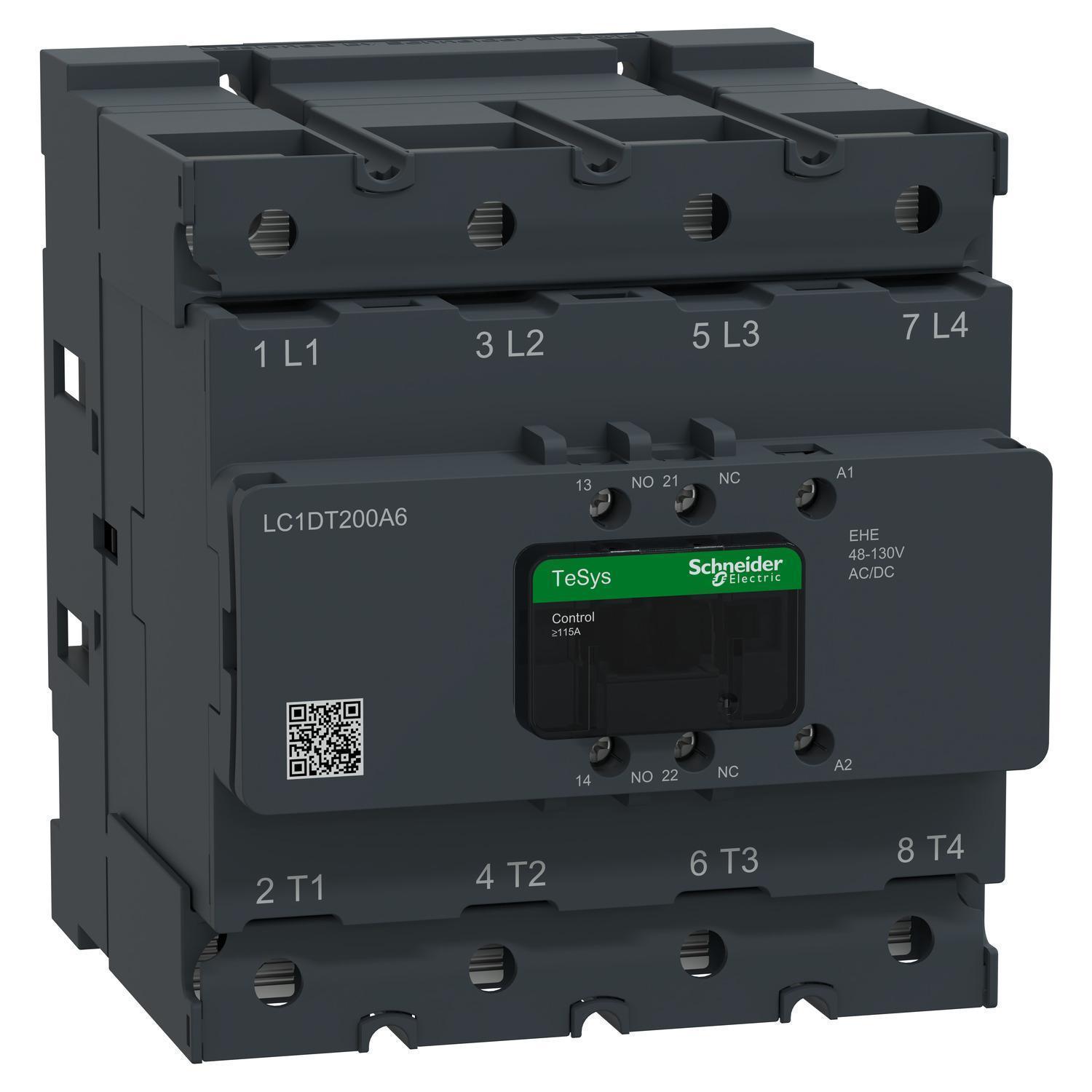 Schneider Electric LC1DT200A6EHE NEMA & IEC Contactors