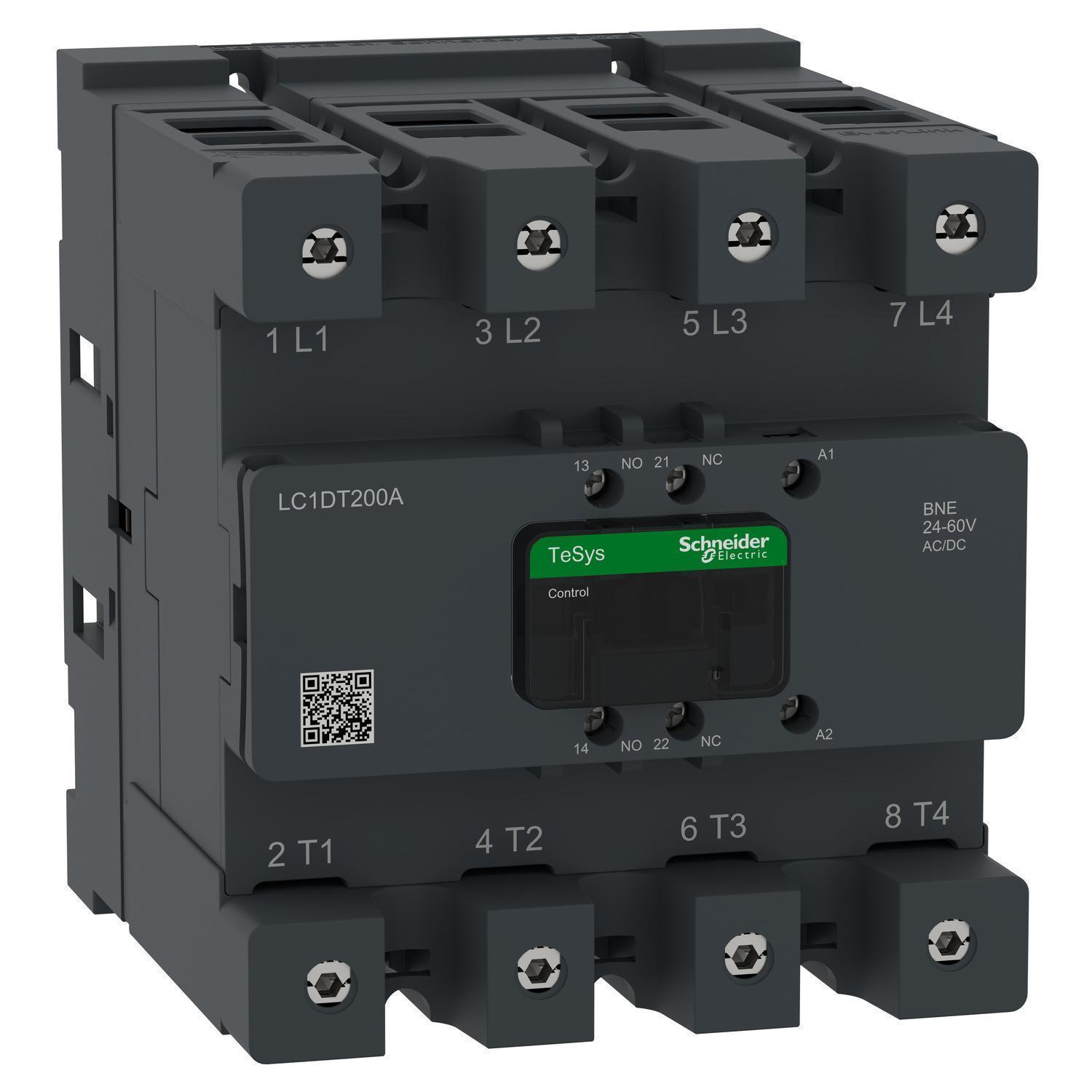 Schneider Electric LC1DT200ABNE NEMA & IEC Contactors