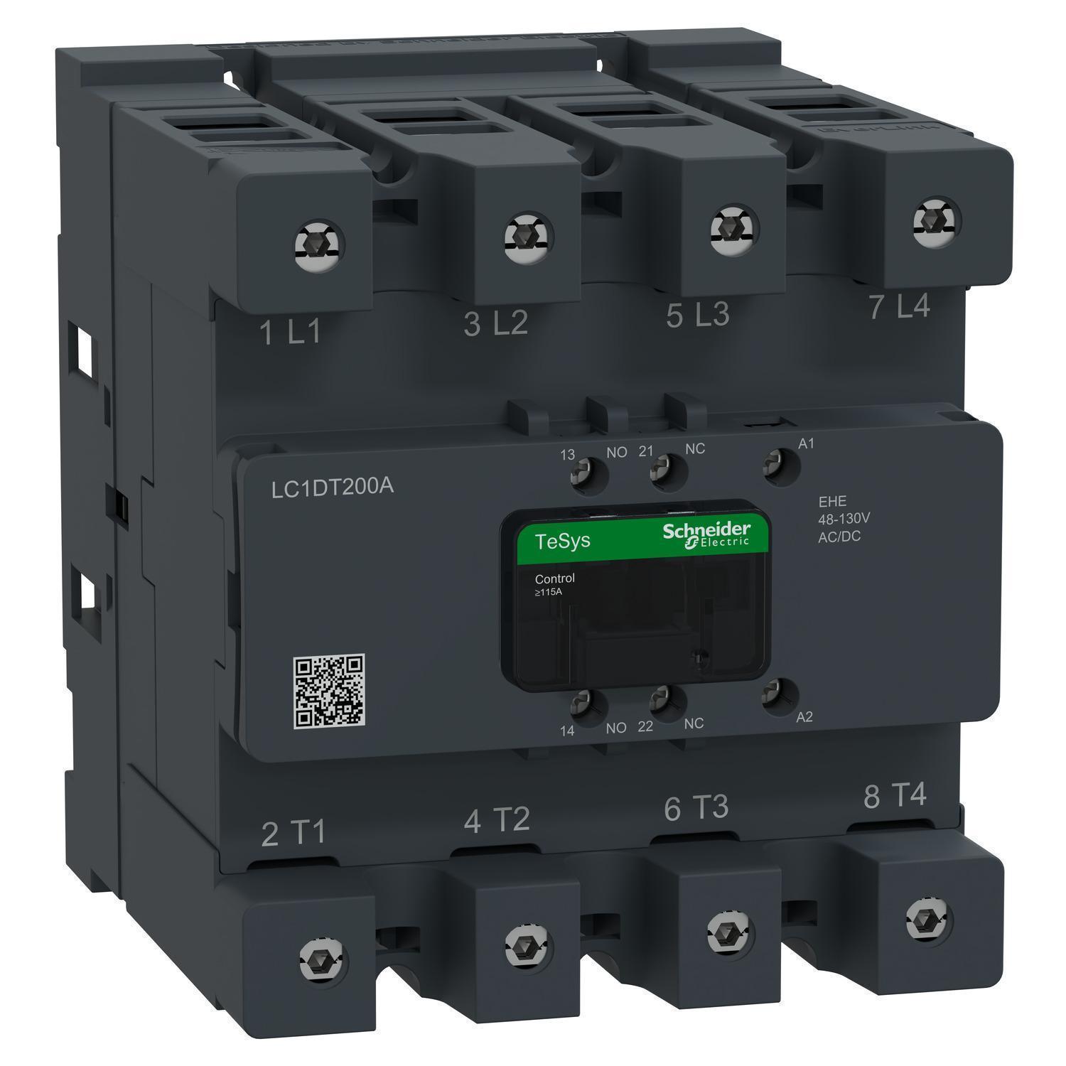 Schneider Electric LC1DT200AEHE NEMA & IEC Contactors